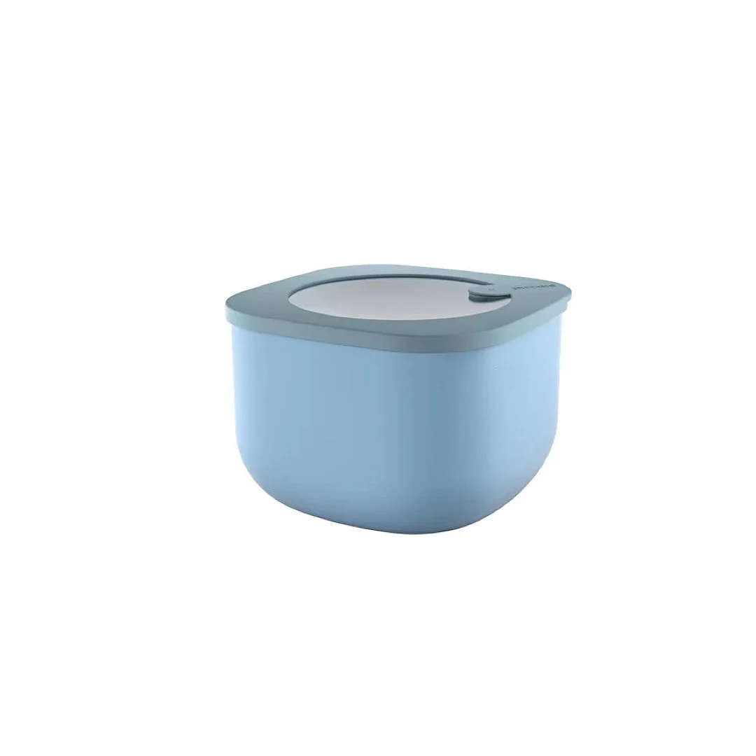 M STORE&MORE - Deep airtight fridge/freezer/microwave containers 1550cc Matt mid blue - Inhomebuy
