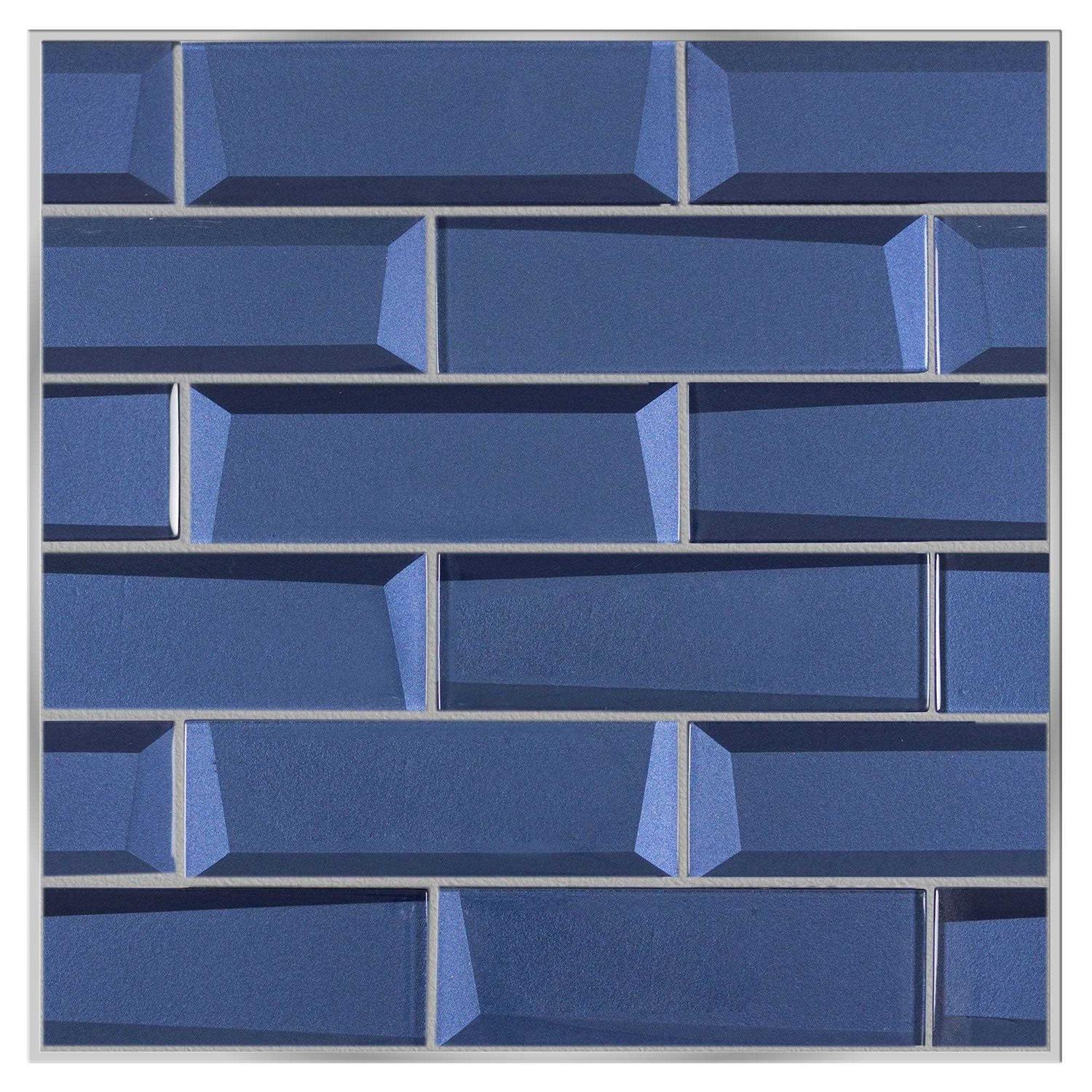 MosaicTileOutlet 2X2 Arabesque White Gray Blue Marble Mosaic Tile - Inhomebuy