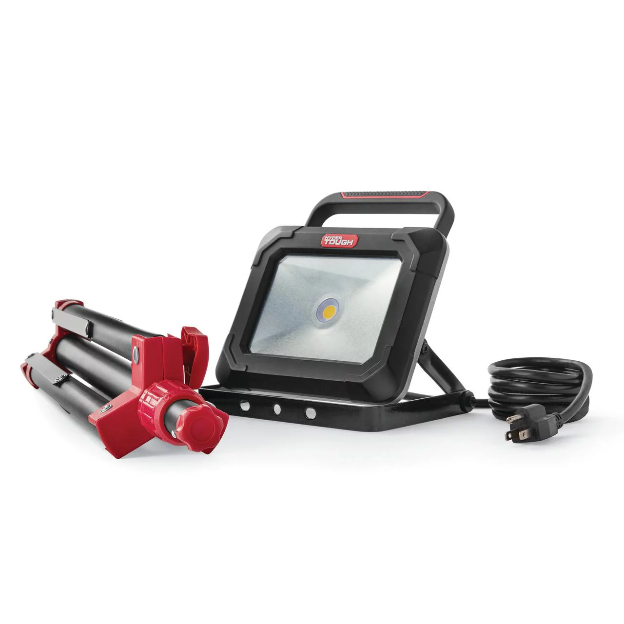 Hyper Tough 2000 lm LED Area Light, LED Shop Light, Black, Red, Model 1019,Car Use - Inhomebuy