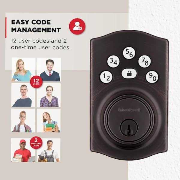 Kwikset Powerbolt Zinc Electronic Deadbolt - Inhomebuy