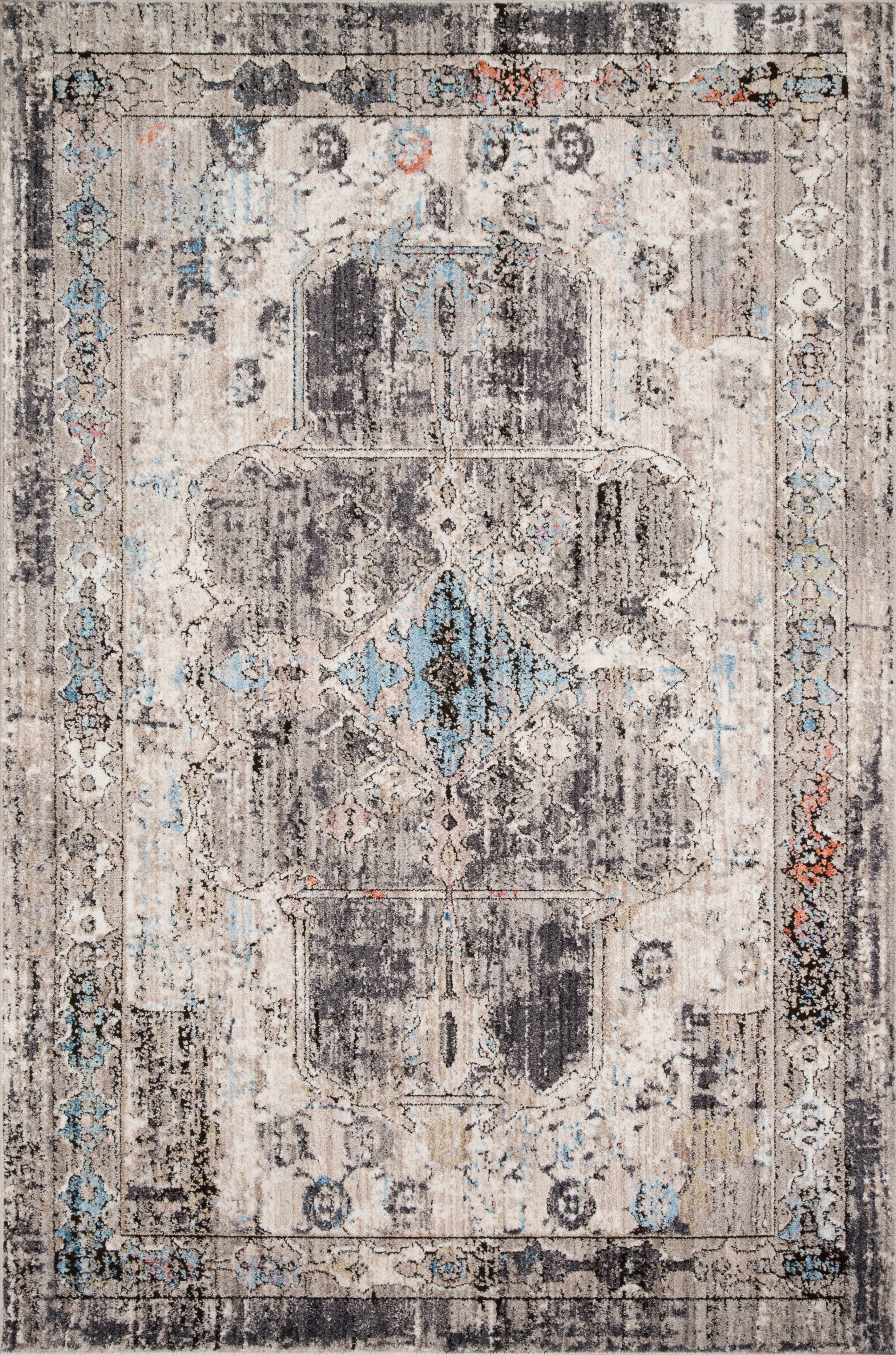 Loloi Rugs Medusa Collection Rug in Natural, Stone - 7'10
