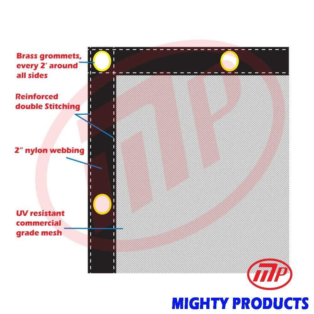 Xtarps MT-TT Utility Trailer mesh Cover - Inhomebuy