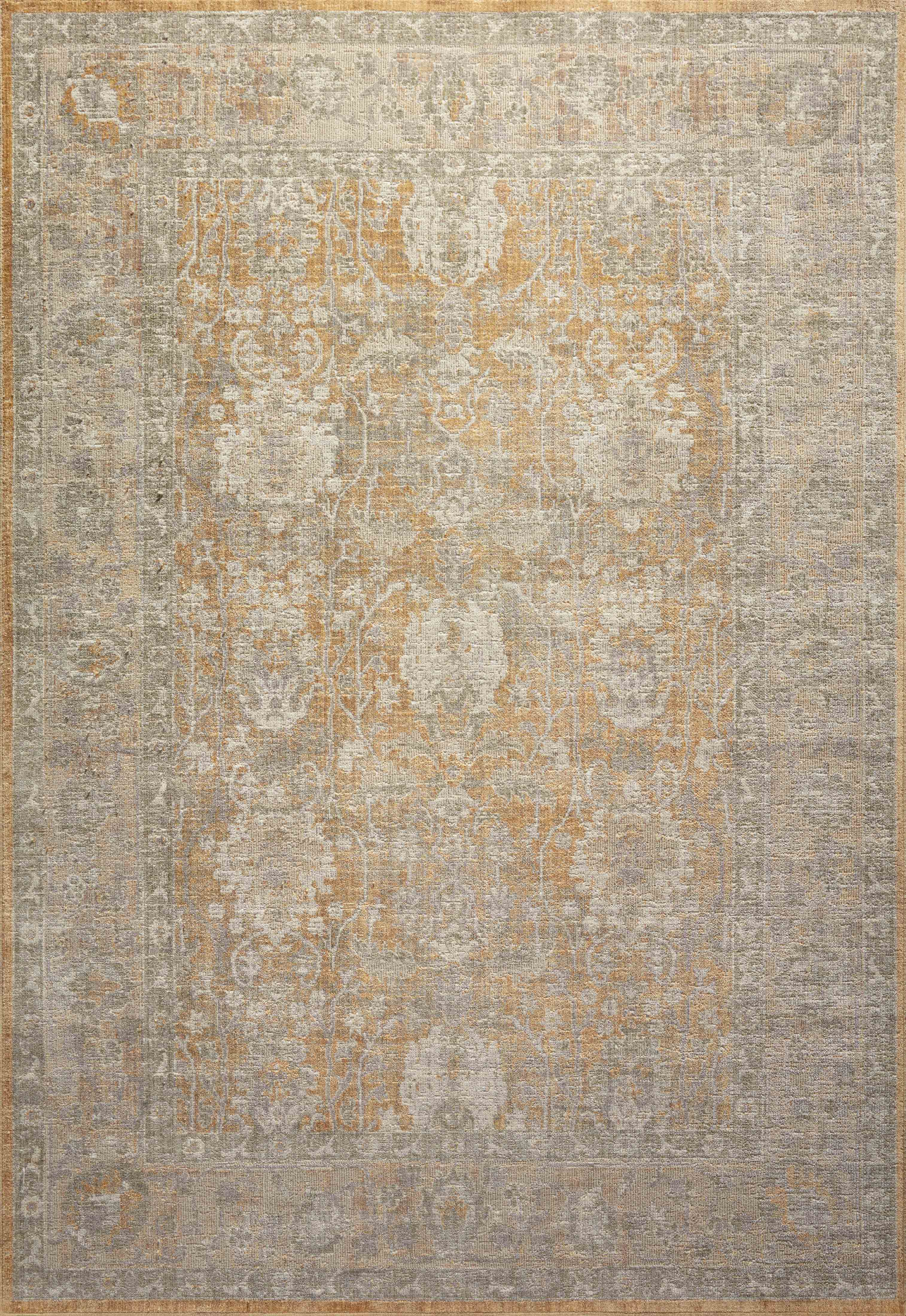 Chris Loves Julia x Loloi Rug in Gold, Sand - 9'0