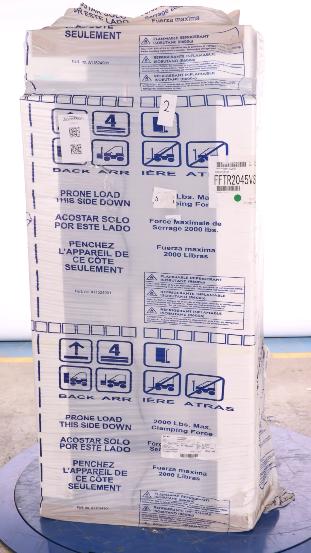 Frigidaire 30 in 20 cu ft. Top-Mount Refrigerator with Auto-Close Doors - FFTR2045VS - Inhomebuy