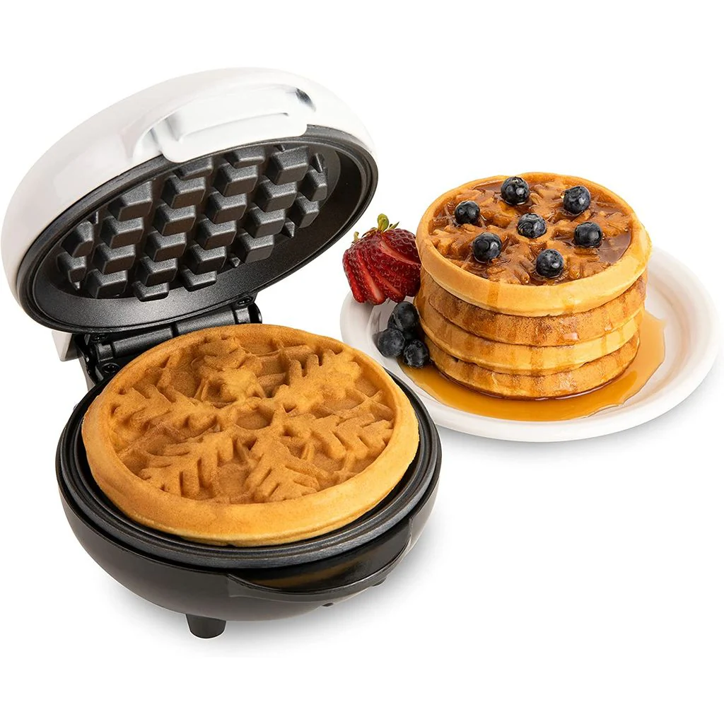 MyMini Personal Electric Snowflake Waffle Maker - Inhomebuy