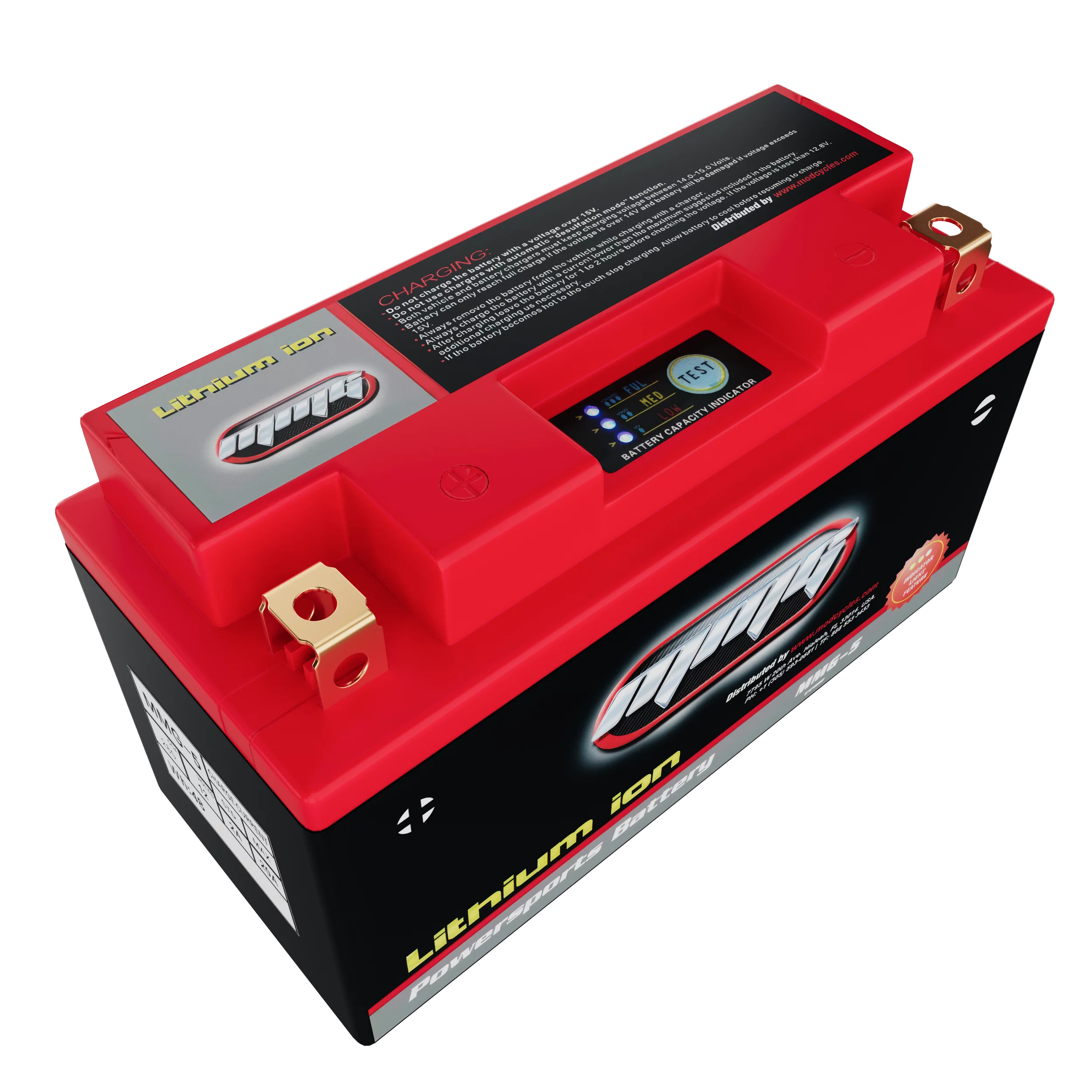 Lithium Ion Sealed Battery 12V 280 CCA Motorcycle Scooter ATV - Replacement for YTZ10S YTZ12S YTZ14S YT12B-BS (MMG5) - Inhomebuy