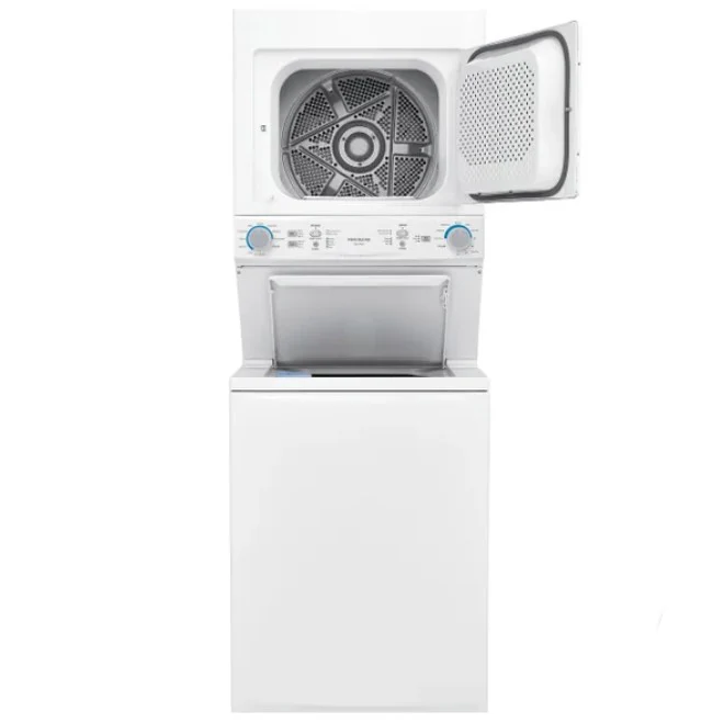 FRIGIDAIRE 27 IN. WHITE ELECTRIC 4.5 CU. FT. IEC WASHER AND 5.5 CU. FT. DRYER LAUNDRY CENTRE - FLCE7 - Inhomebuy