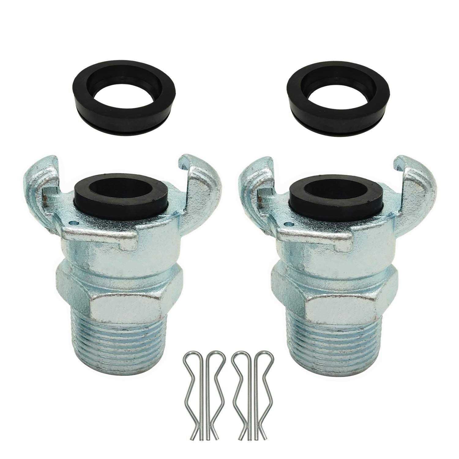 NPT Iron Air Hose Fitting,Universal Coupling,Chicago Fitting - Inhomebuy