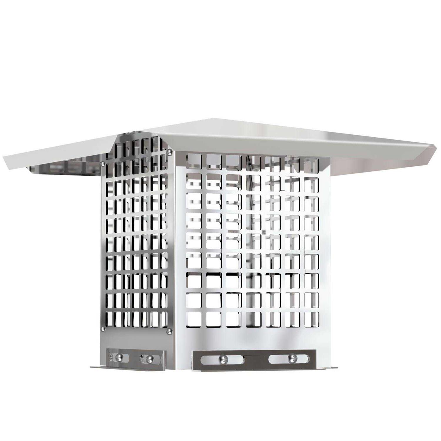 VEVOR Chimney Cap Flue Caps 304 Stainless Steel Fireplace Chimney Cover - Inhomebuy