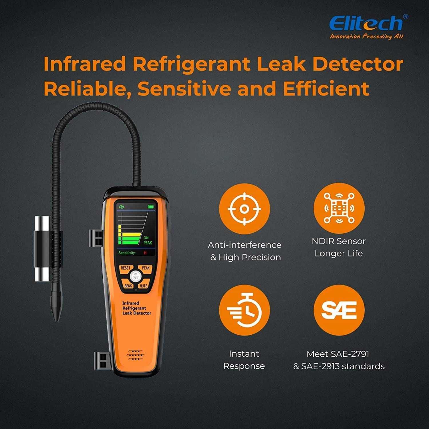 Elitech Gsp-6g Digital Temperature and Humidity Data Logger with Detachable Buffered Probe with Calibration Certificate - Inhomebuy