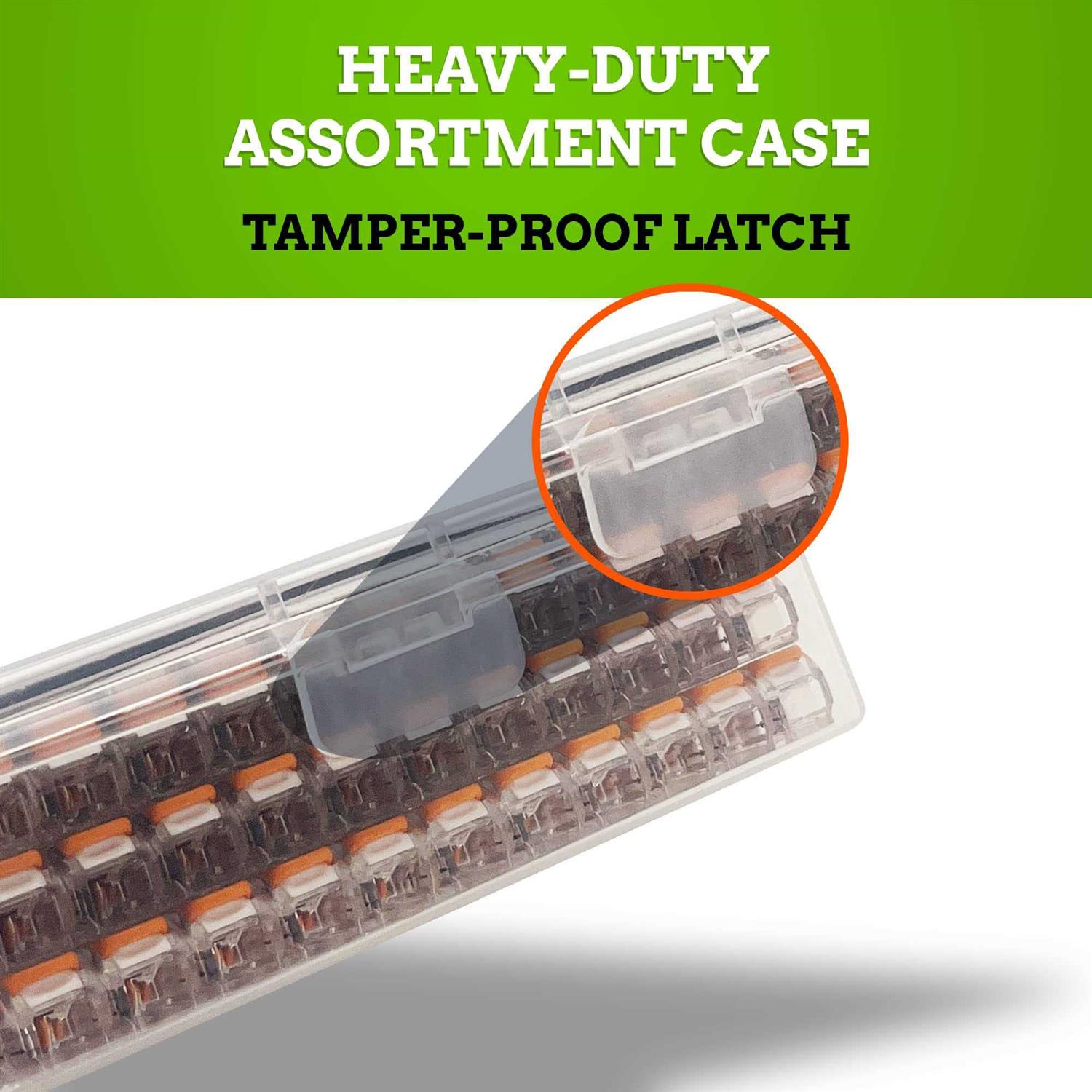 New Age America Wago 221 Series Compact Splicing Wire Connectors Assortment Pack - Inhomebuy