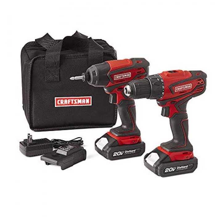 Craftsman V20 1/4 in. Cordless Brushless Impact Driver Kit - Inhomebuy