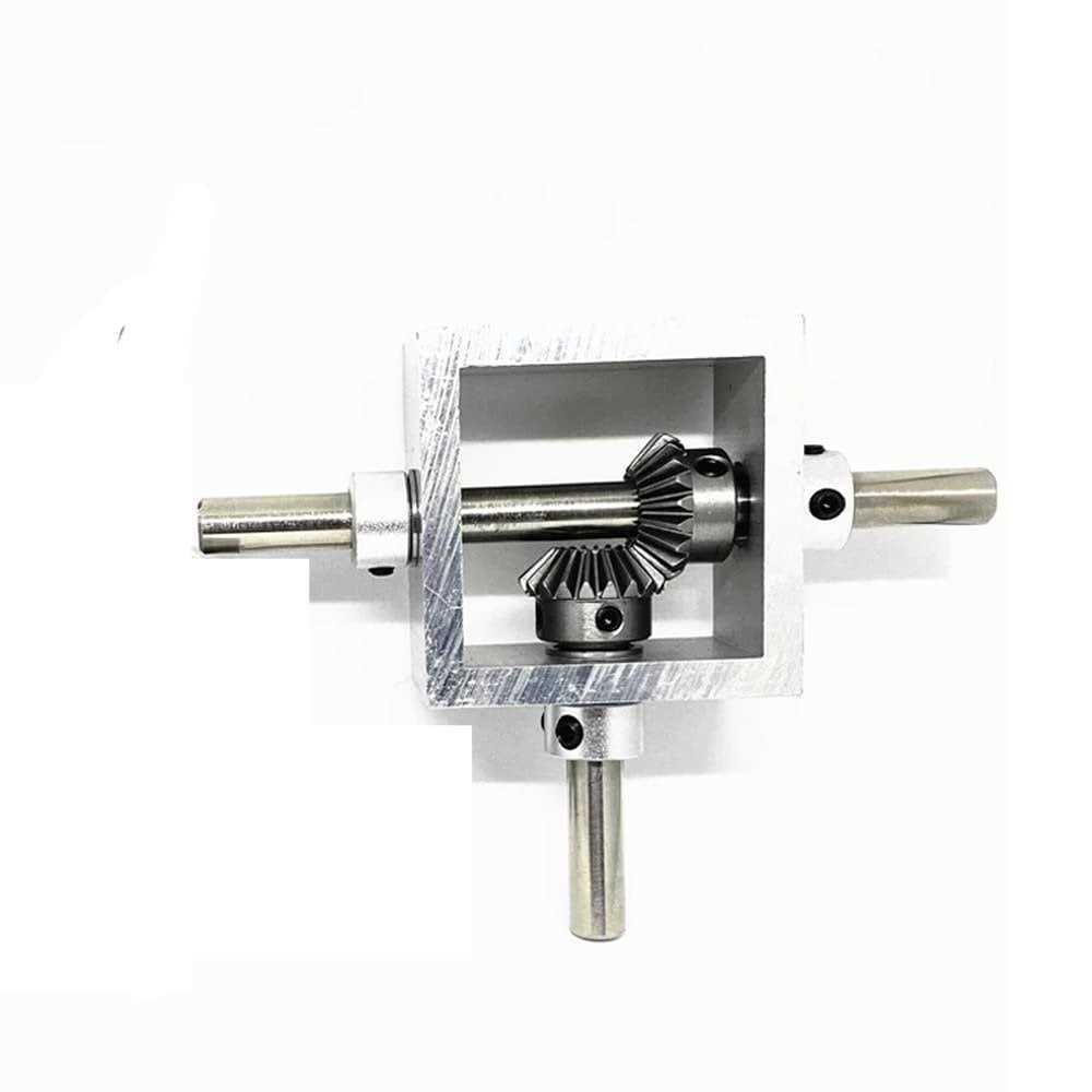 Pgfun 1:1 Right Angle Bevel Gearbox 1 Module 20 Teeth 90A Angle Drive Steering Gear Device Simple Mechanical Diy Module - Inhomebuy