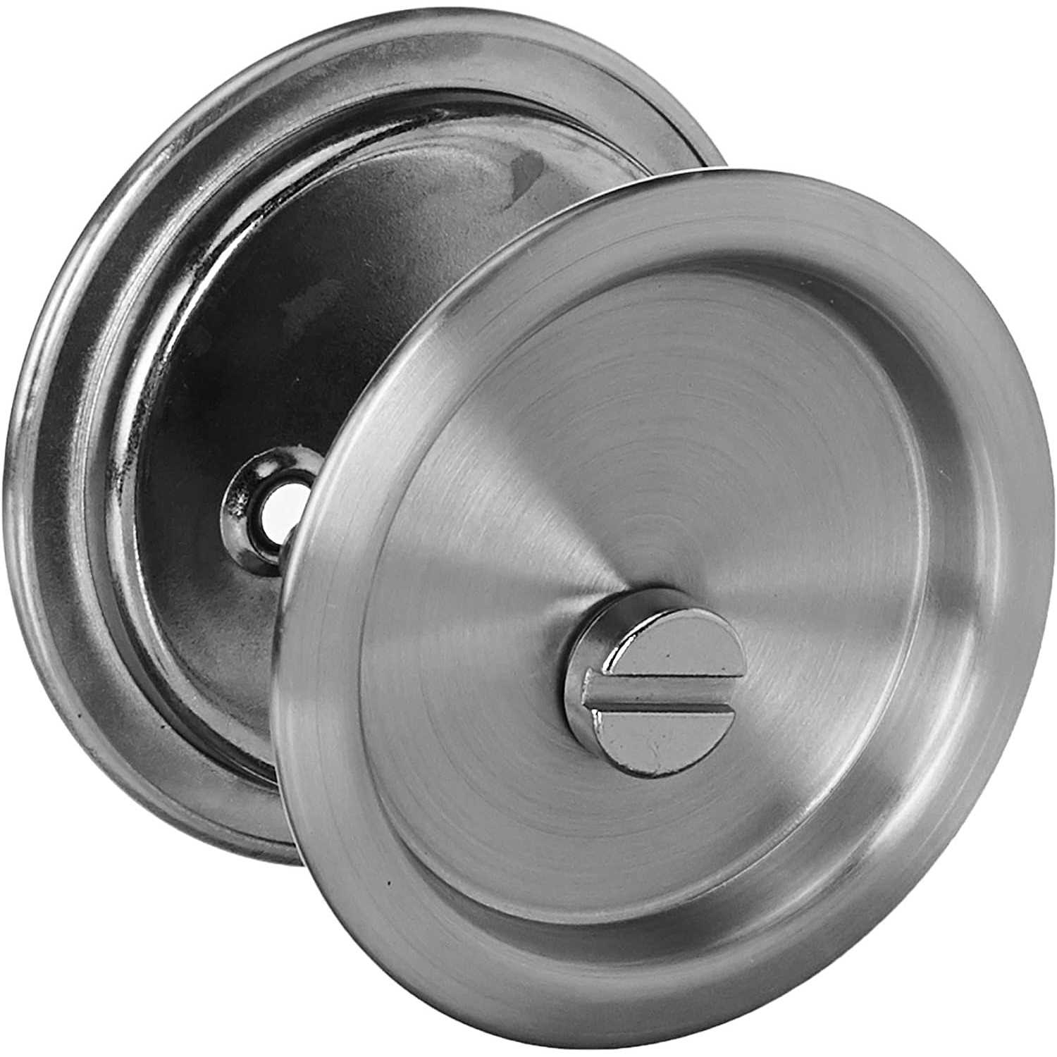 Kwikset Round Passage Pocket Door Lock 334-514 - Inhomebuy