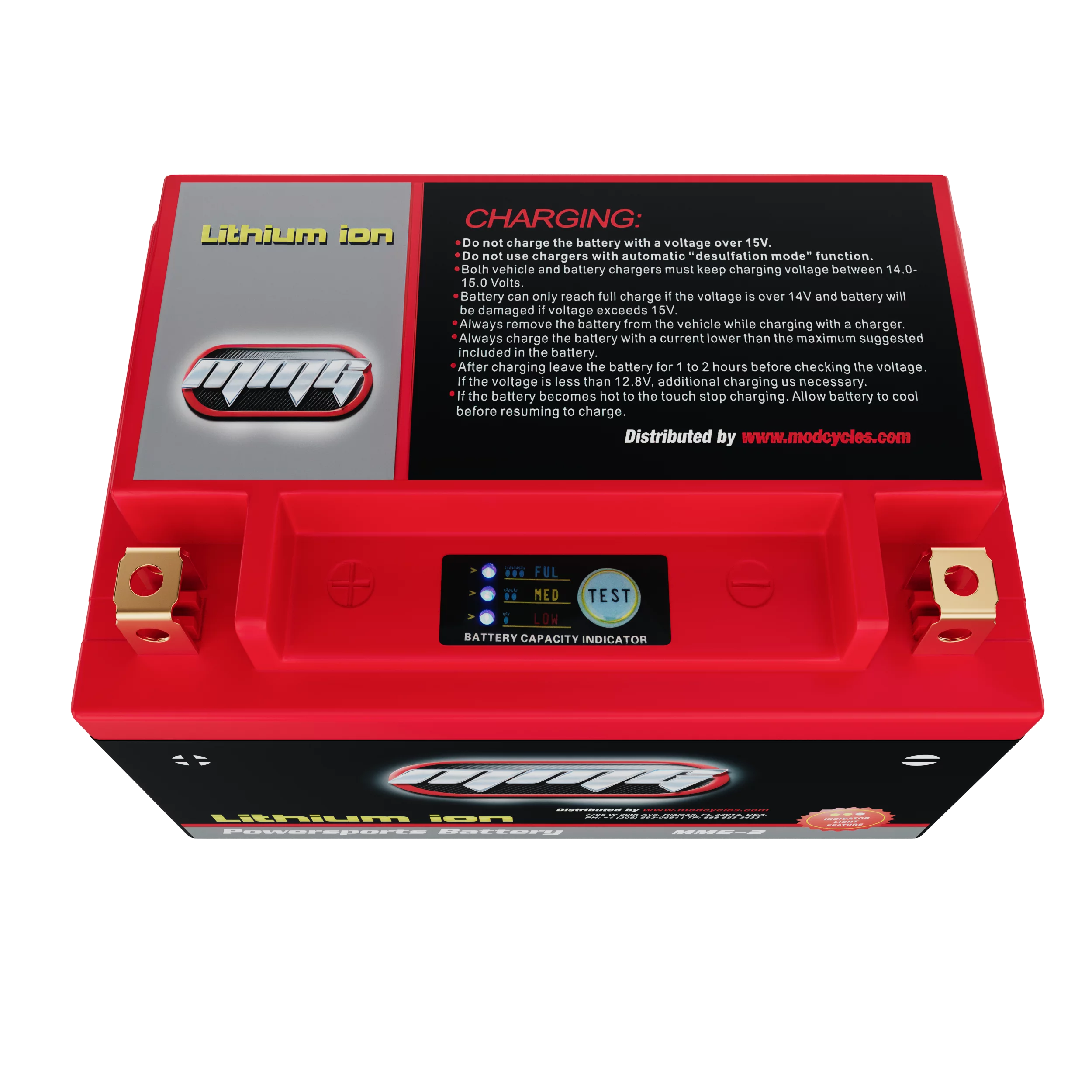 YTX7A-BS 7A-BS Lithium Ion Sealed Powersports Battery 12V 160CCA Motorcycle Scooter ATV (MMG2) - Inhomebuy