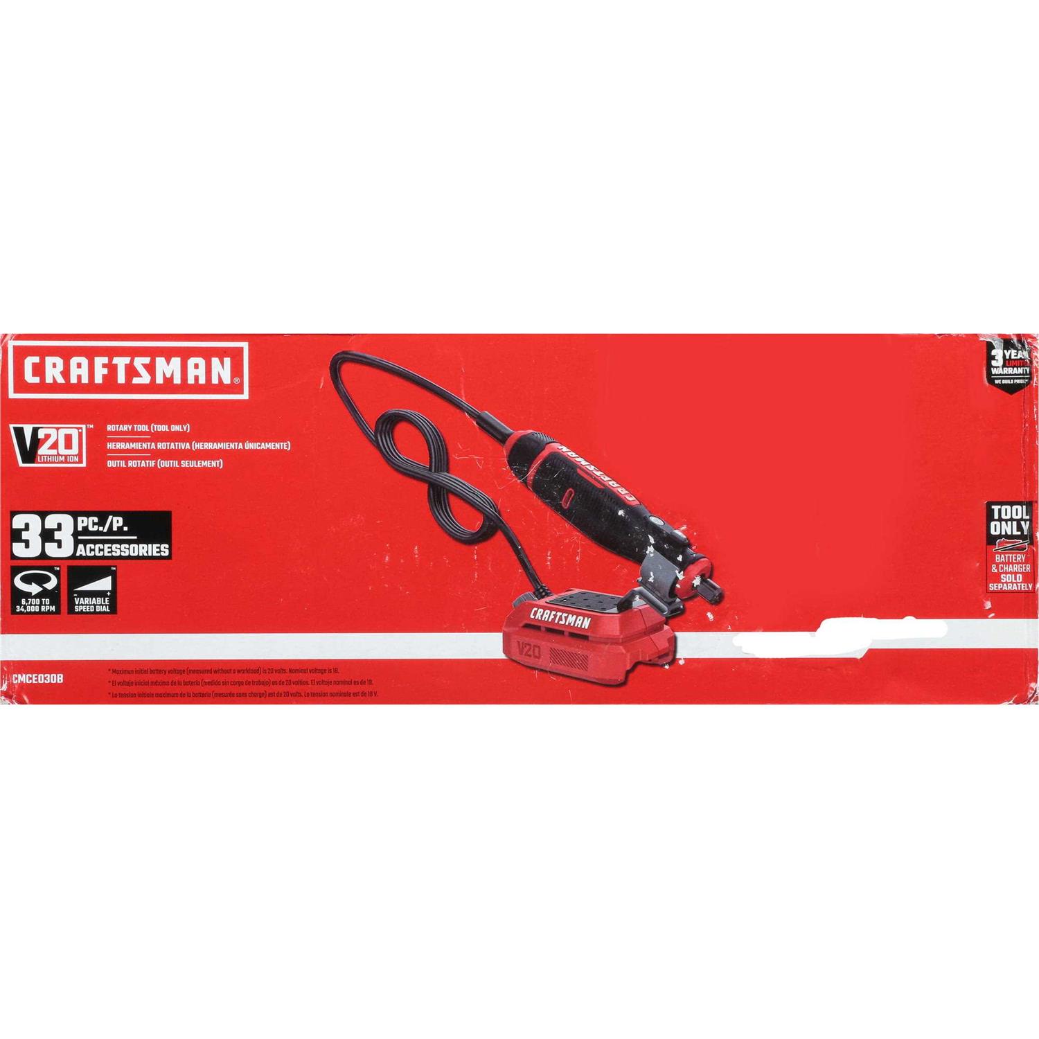 Craftsman V20 Cordless Oscillating Multi-Tool Kit - Inhomebuy