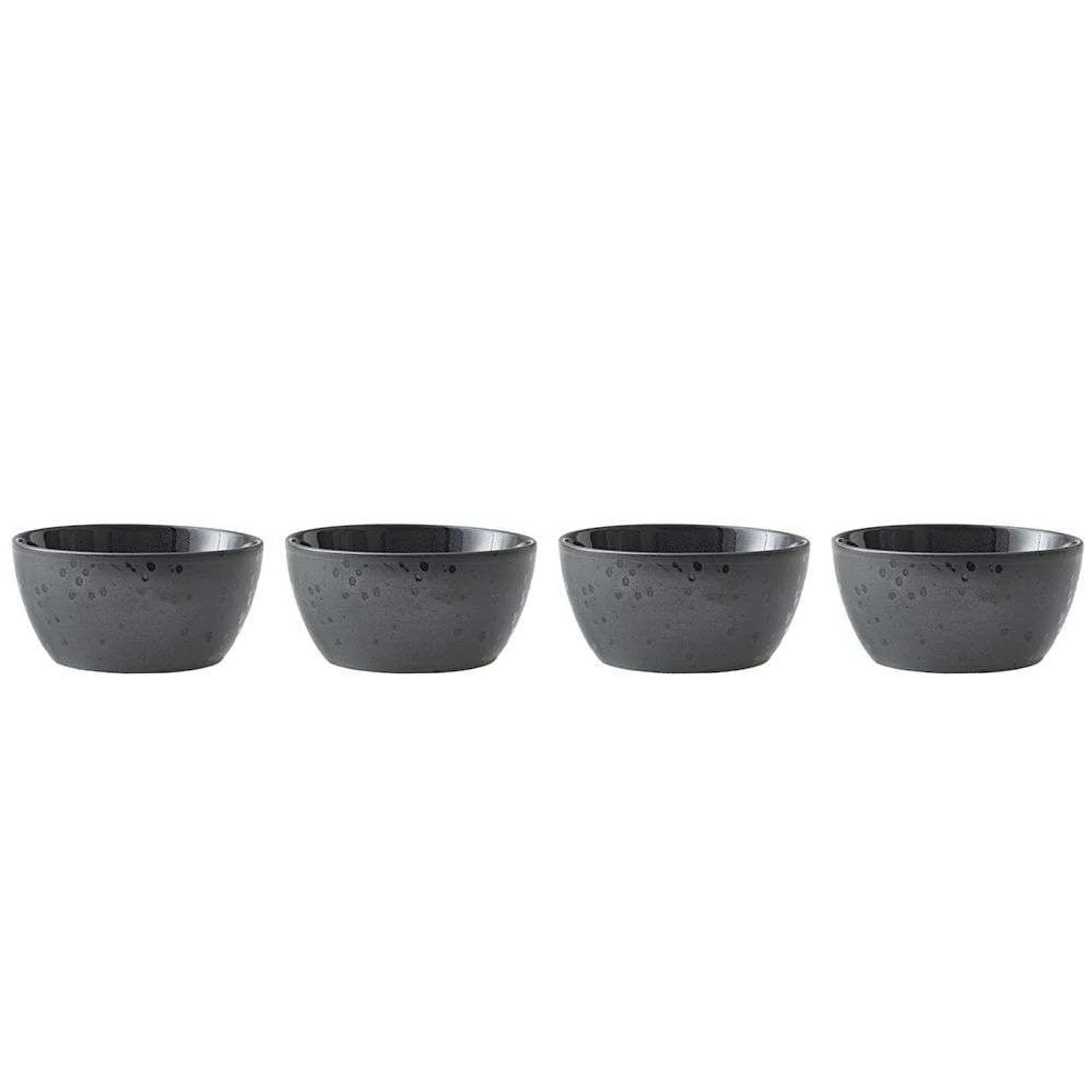 Bowl Set 12x6cm 4pcs Galaxy Black - Inhomebuy