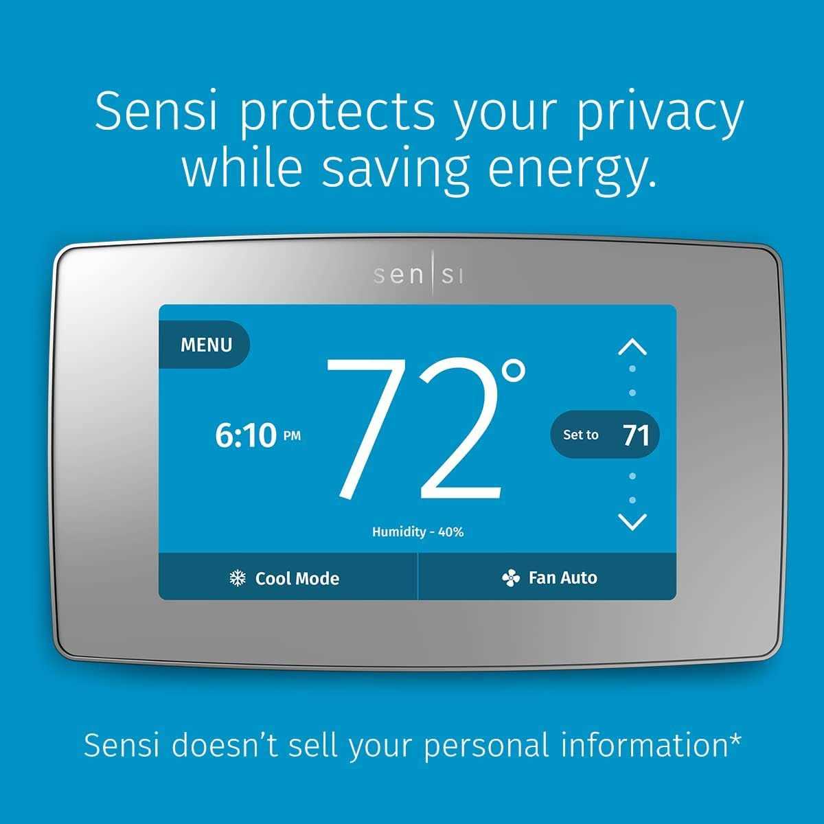 Emerson Sensi Touch 2 Smart Programmable Wi-Fi Thermostat - Inhomebuy