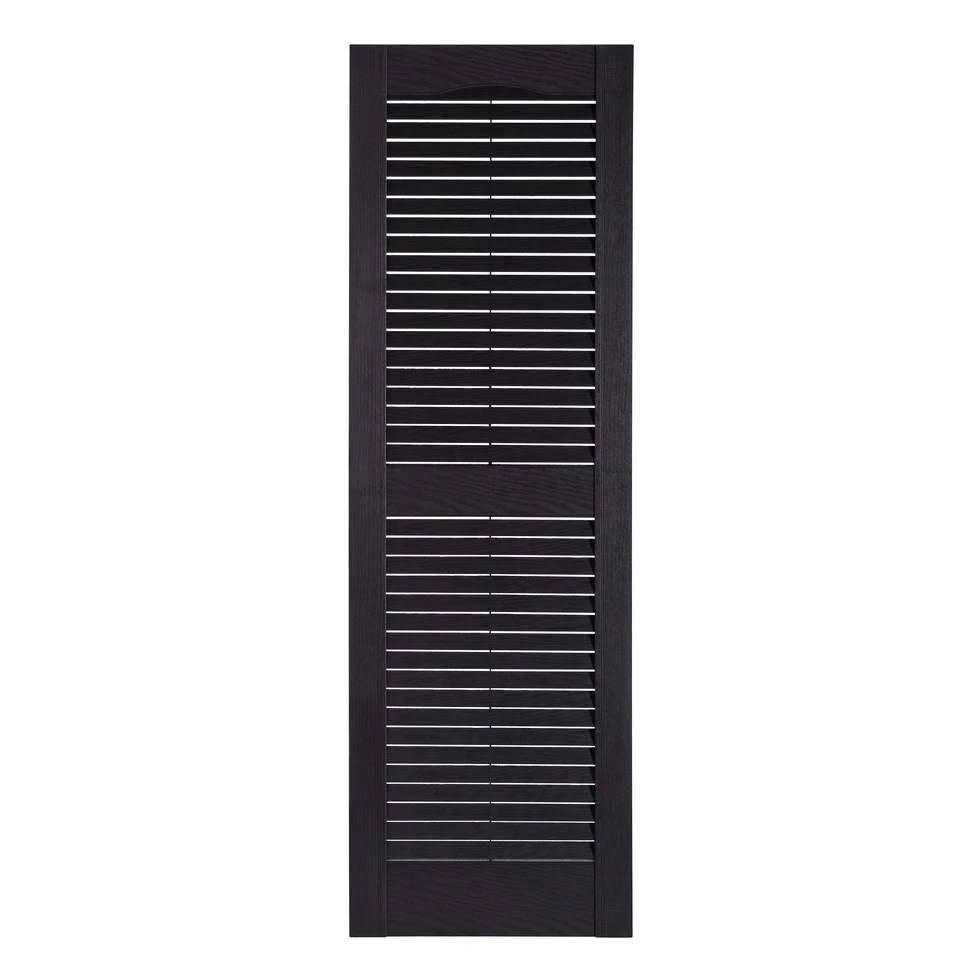 Mr Mxyzptlk Perfect Shutters Premier Louver Exterior Decorative Shutter IL501535002 - Inhomebuy