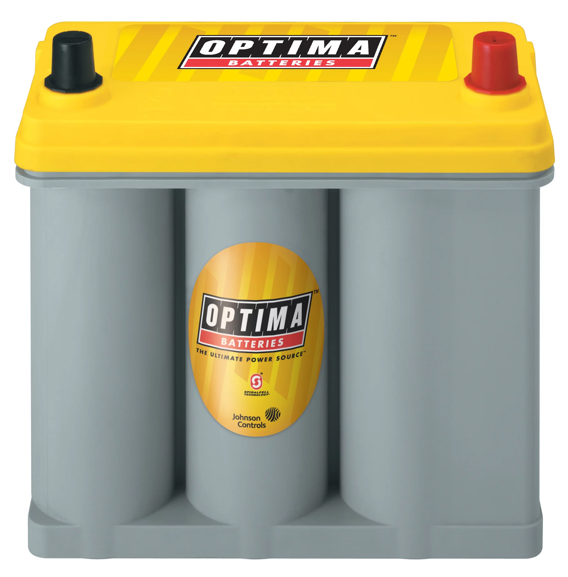 OPTIMA YellowTop AGM Spiralcell Dual Purpose Battery, Group Size 51R, 12 Volt 450 CCA - Inhomebuy