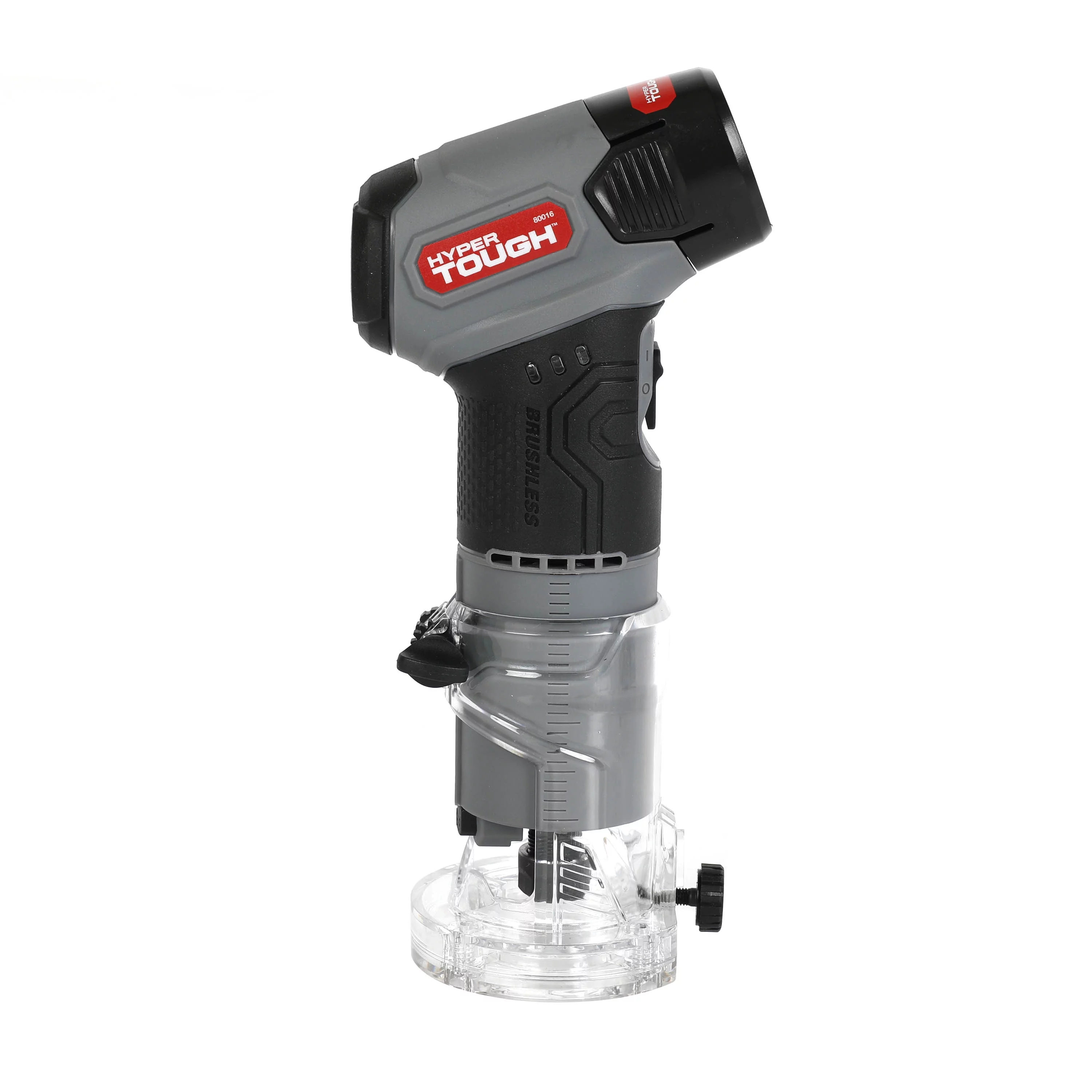 Hyper Tough 12V Max Lithium-Ion Brushless Palm Edge Router with 1.5Ah Battery and Charger, 80016 - Inhomebuy