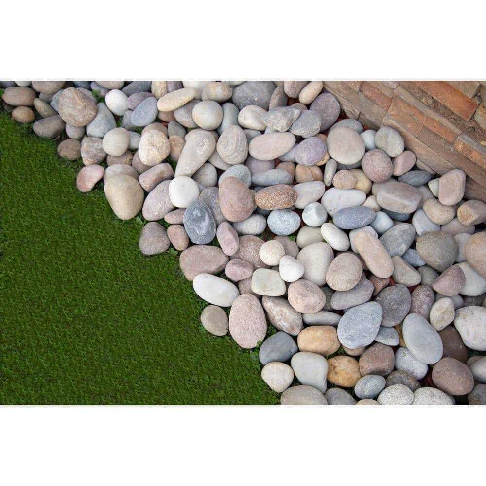 MSI Multi-Colored 0.5 cu. ft. per Bag Medium Bagged Landscape Rock - Inhomebuy