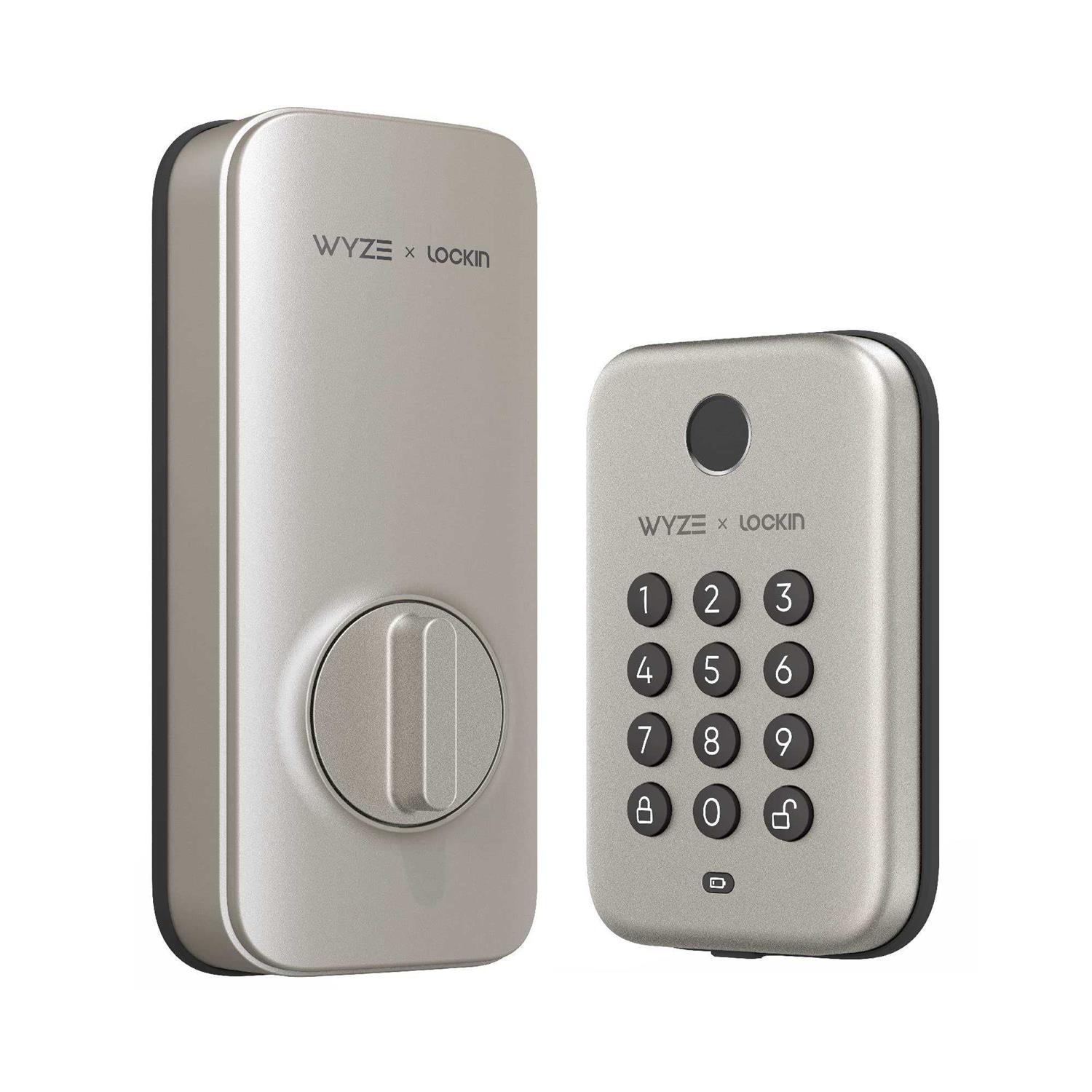 Wyze Lock Bolt Fingerprint Keyless Entry Door Smart Bluetooth - Inhomebuy