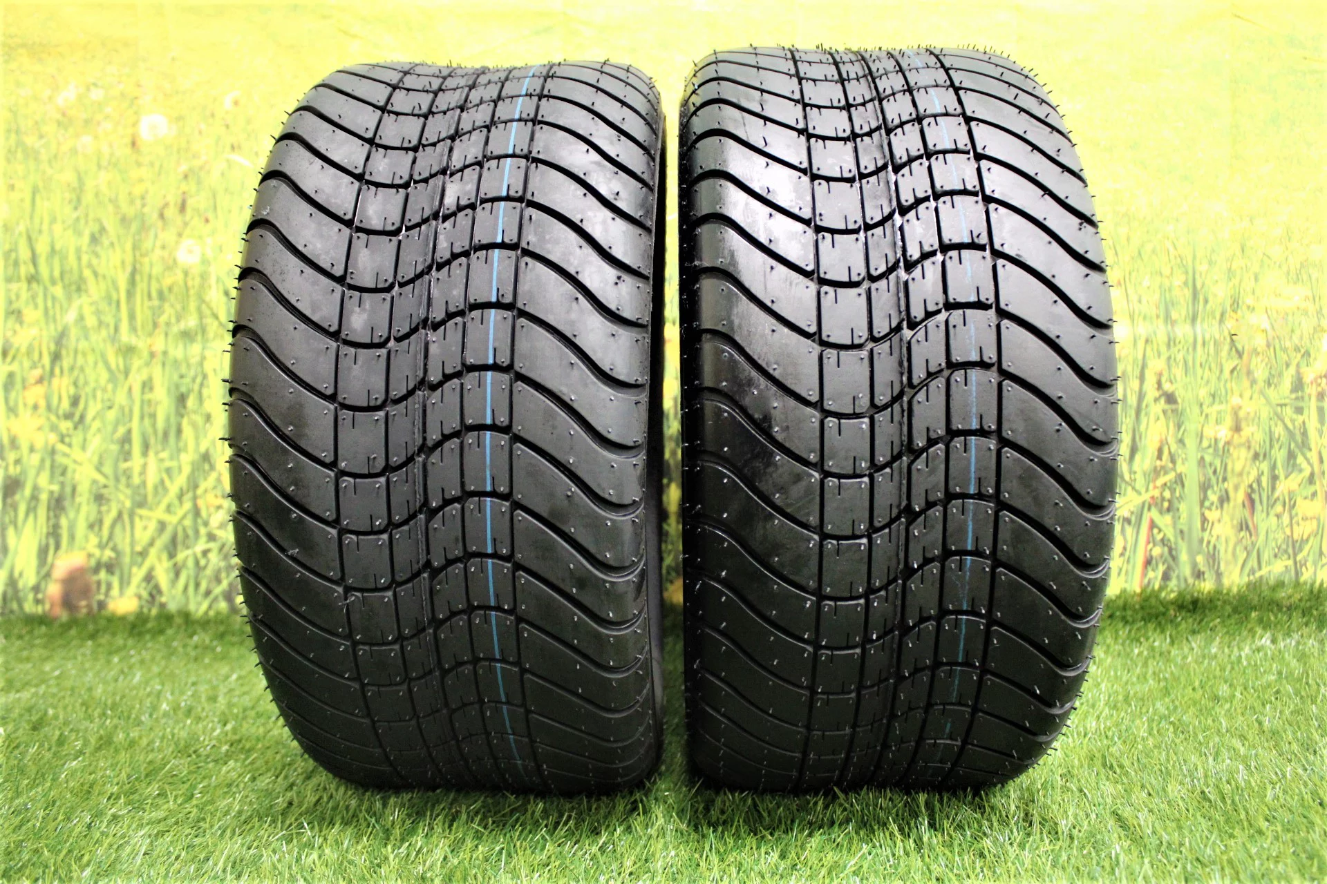 Antego Tire and Wheel 215/50-12 4 Ply (Set of 2) Golf Cart Tires DOT Rated ATW-016 - Inhomebuy