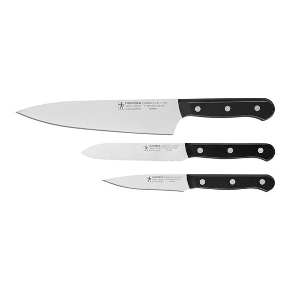 Henckels 3pc Starter Knife Set, Everedge Solution Series - Inhomebuy