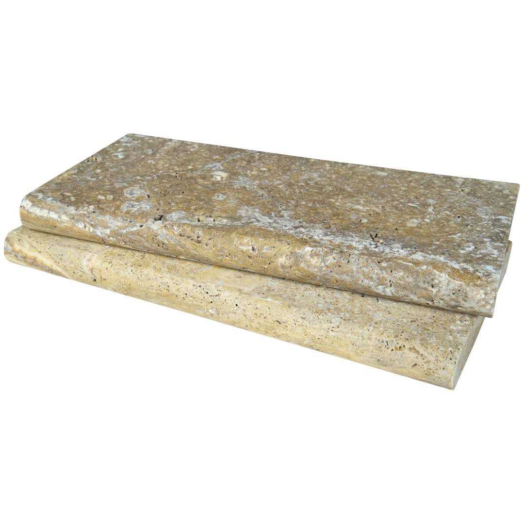 MSI Tuscany Scabas Travertine Brushed Coping - Inhomebuy