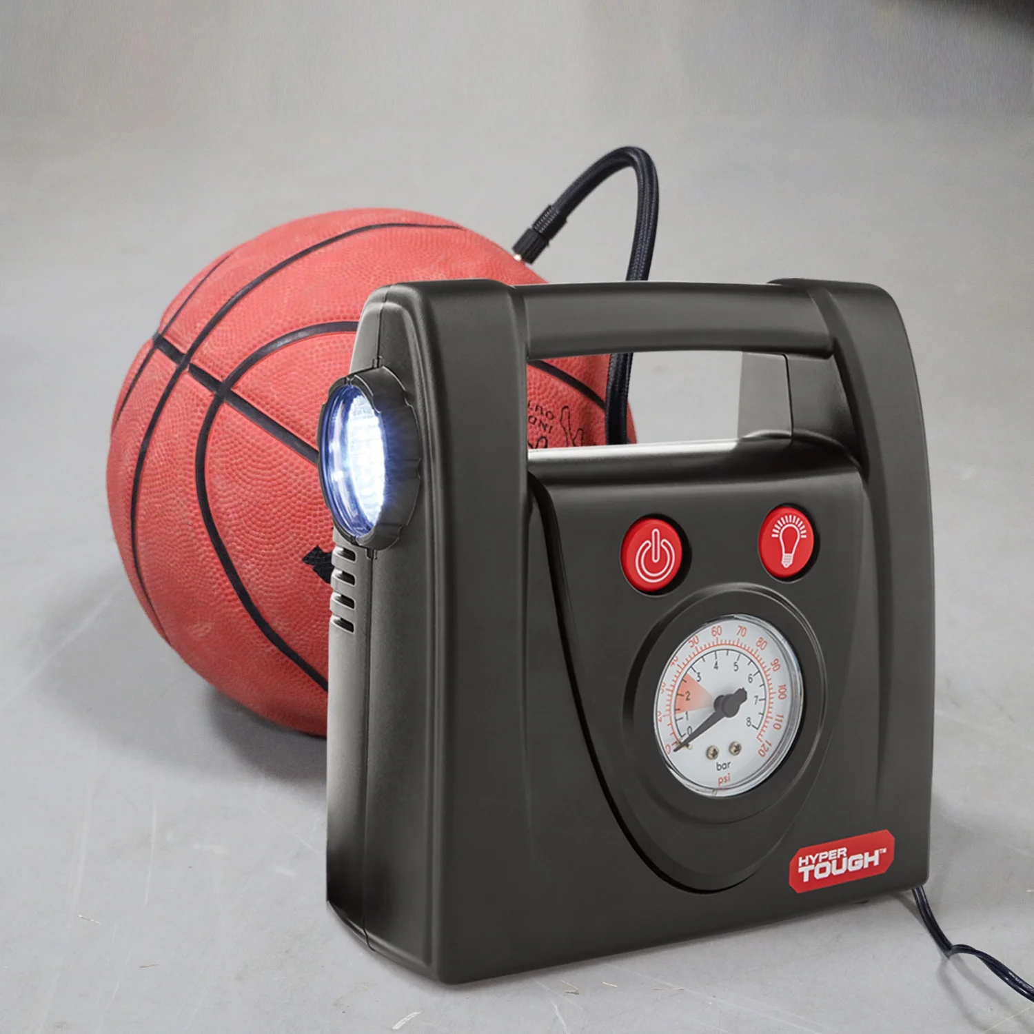 Hyper Tough 12V Standard Tire Inflator - Inhomebuy