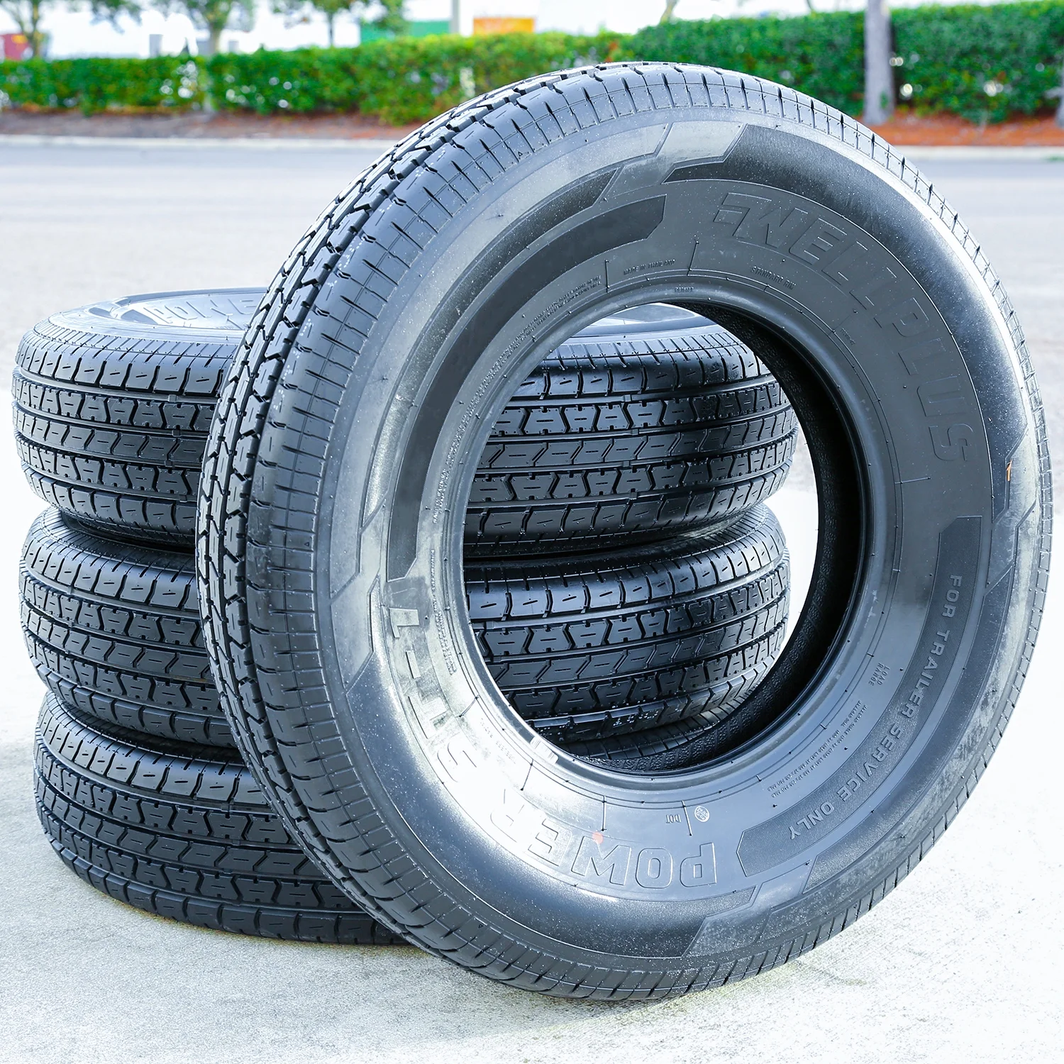 Tire WellPlus Power ST-1 Semi-Steel ST 235/80R16 Load E 10 Ply Trailer - Inhomebuy
