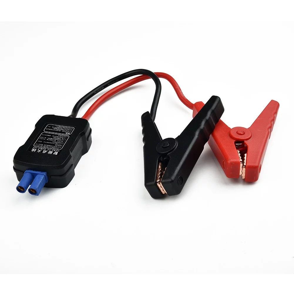 Car Jump Starter Booster Cable Battery Alligator Clamp LED Indicator - Inhomebuy