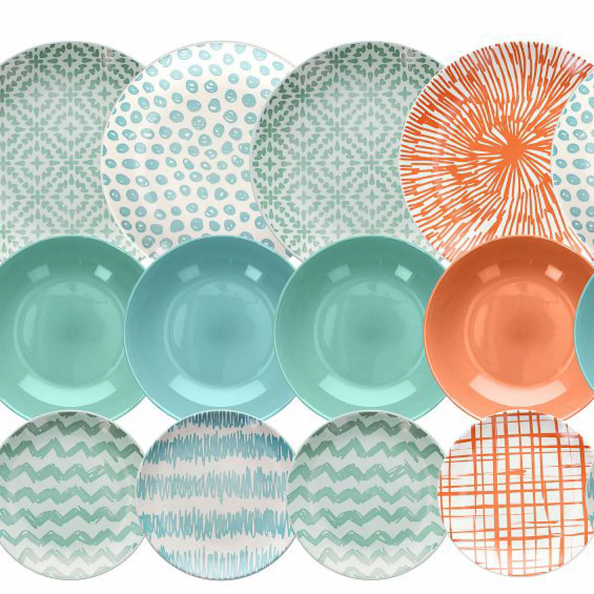 Louise Agua Dinner Set 18 pcs - Inhomebuy