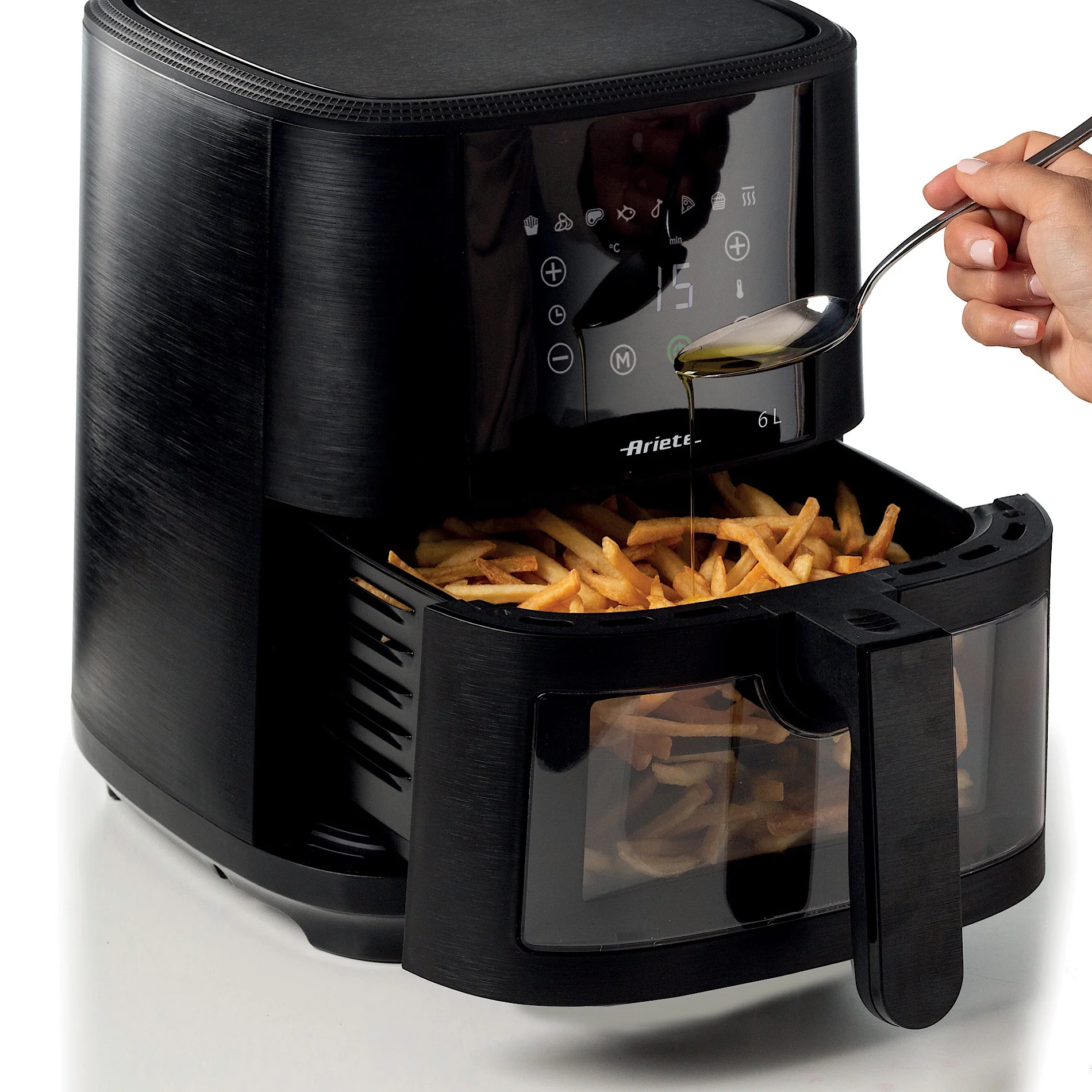 Airfryer With Transparent Basket 6L - Inhomebuy