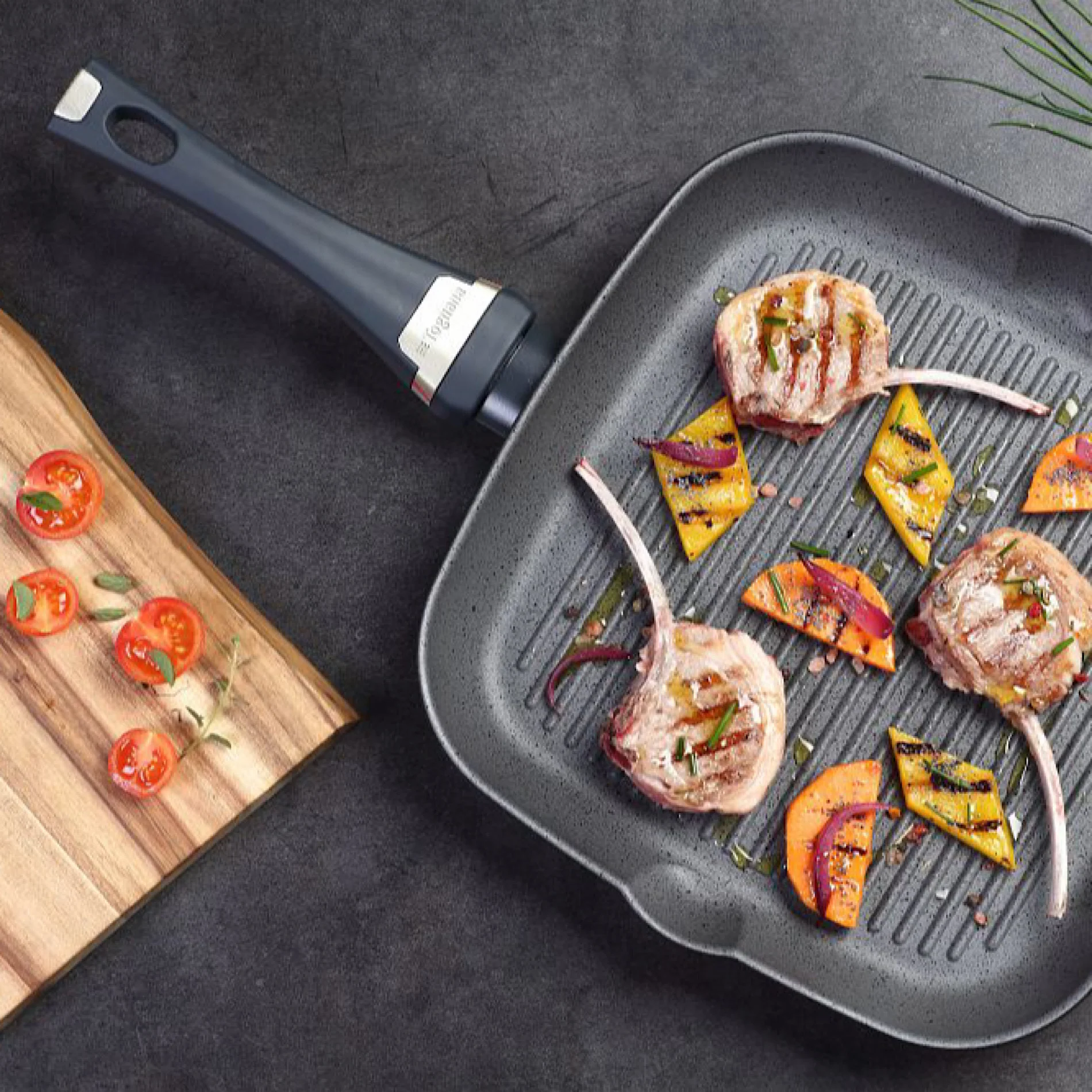 Italika Square grill 28x28 cm - Inhomebuy