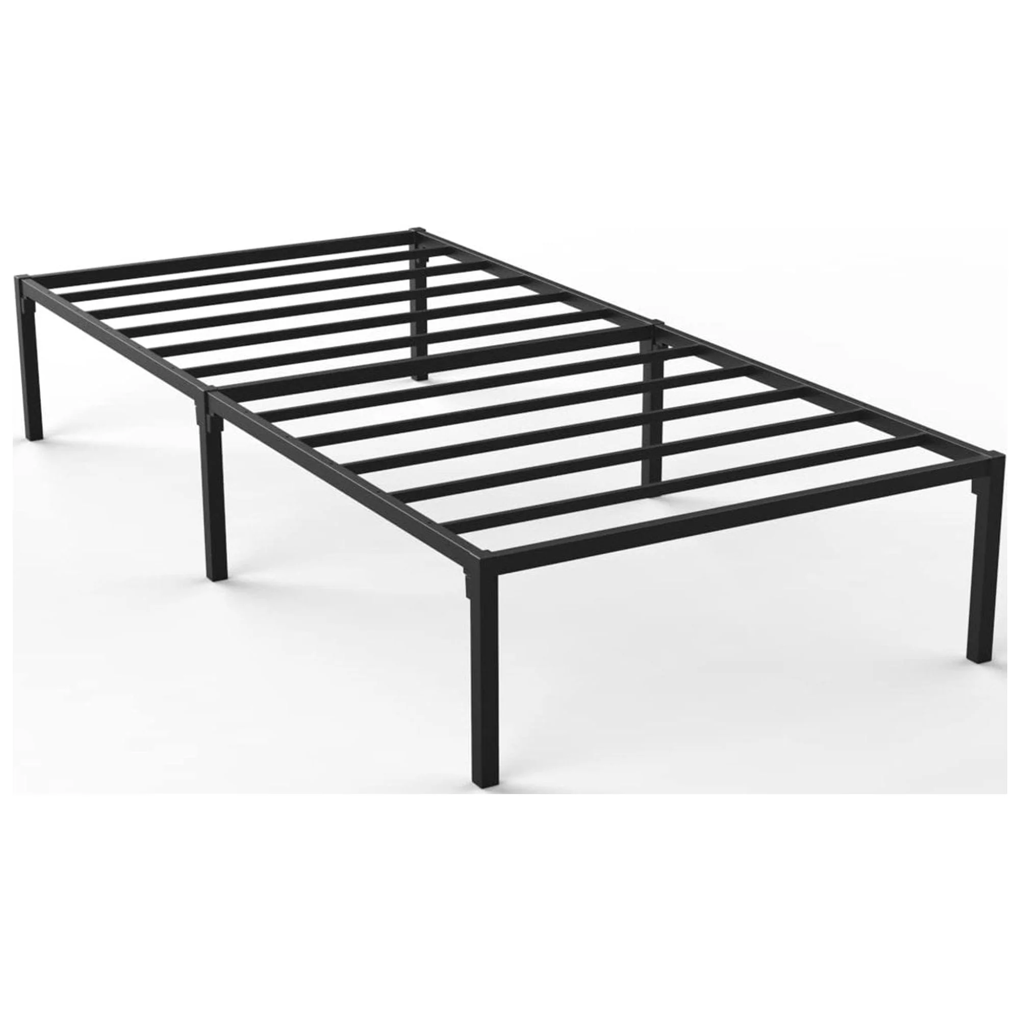 Twin XL Platform Bed Frame | Quiet & Sturdy | No Box Spring | 14