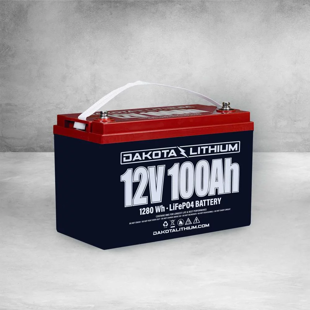 Dakota Lithium 12V 100Ah Battery ( DL12V100AH ) with Charger - Inhomebuy
