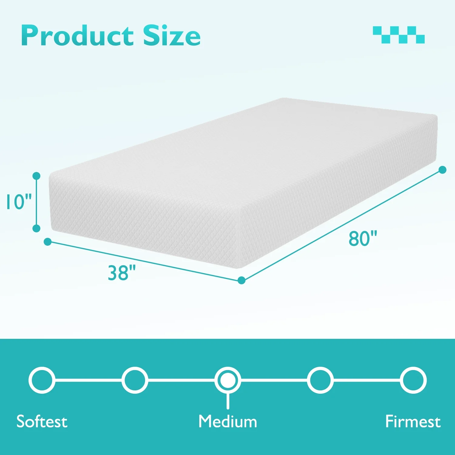 YRLLENSDAN 6 Inch Gel Memory Foam Mattress Medium Firm Mattresses Bed-in-a-Box, Twin - Inhomebuy