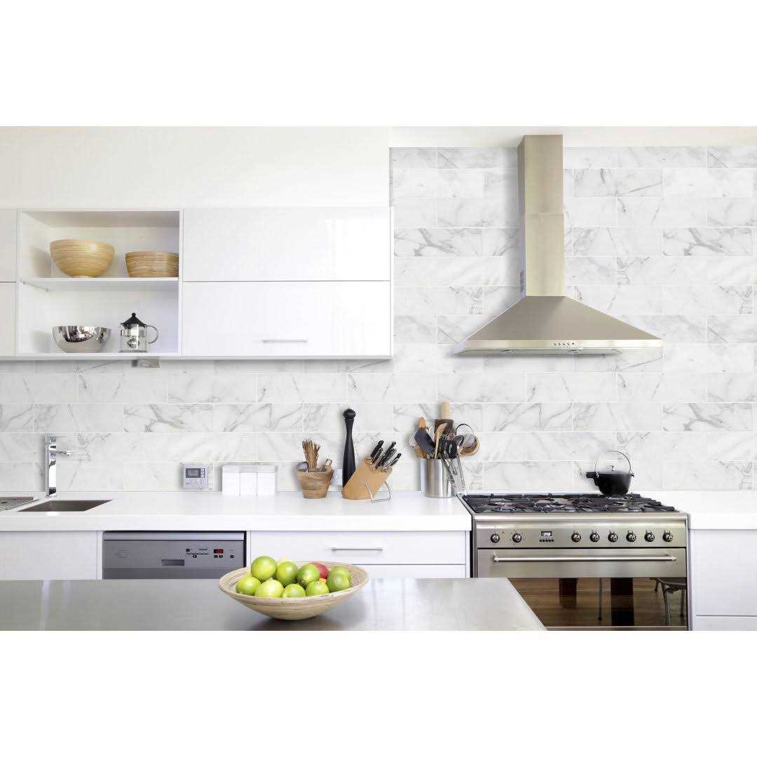 MSI Calacatta 24 in. x 24 in. Glazed Porcelain Floor and Wall Tile - Inhomebuy