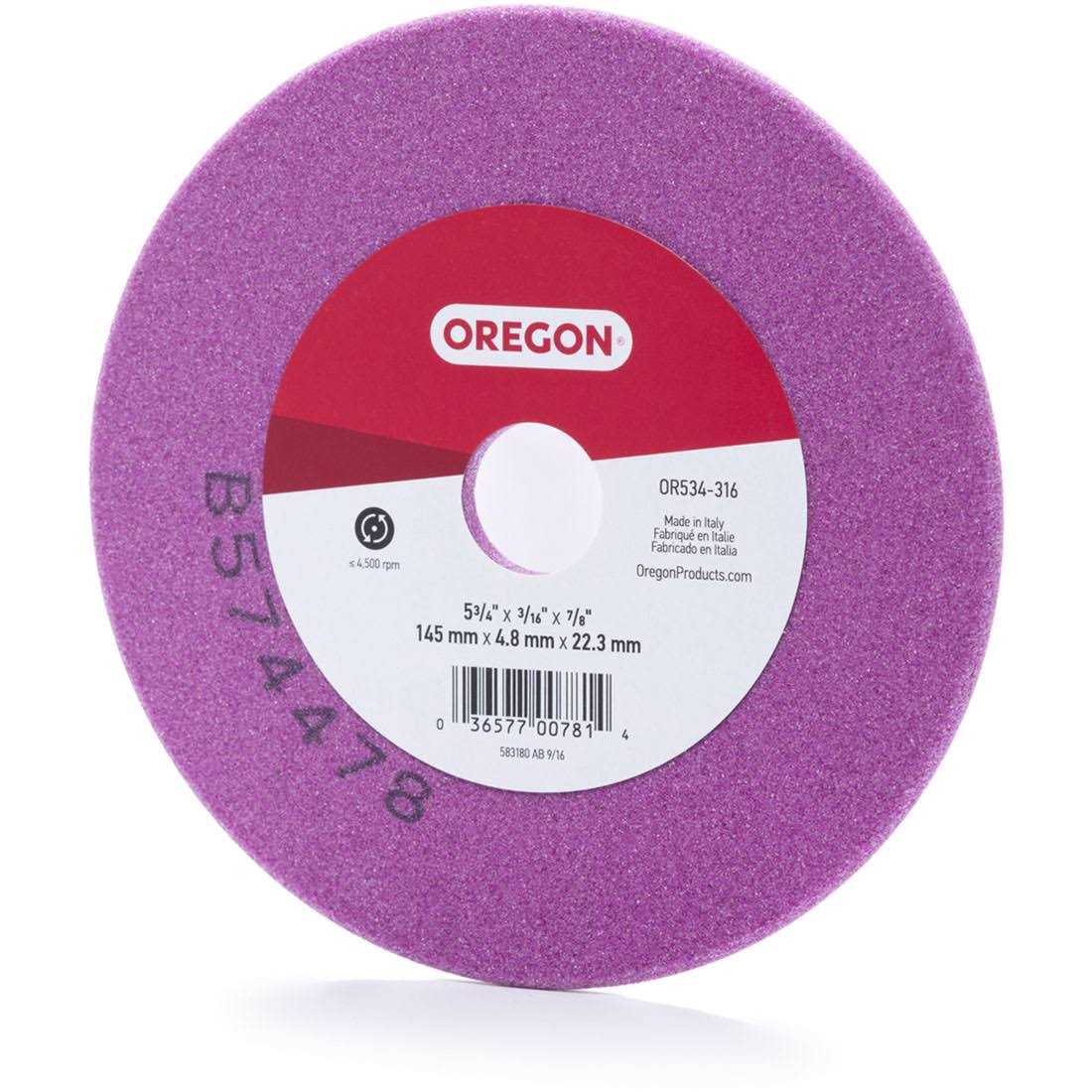 Oregon Grinding Wheel - Inhomebuy