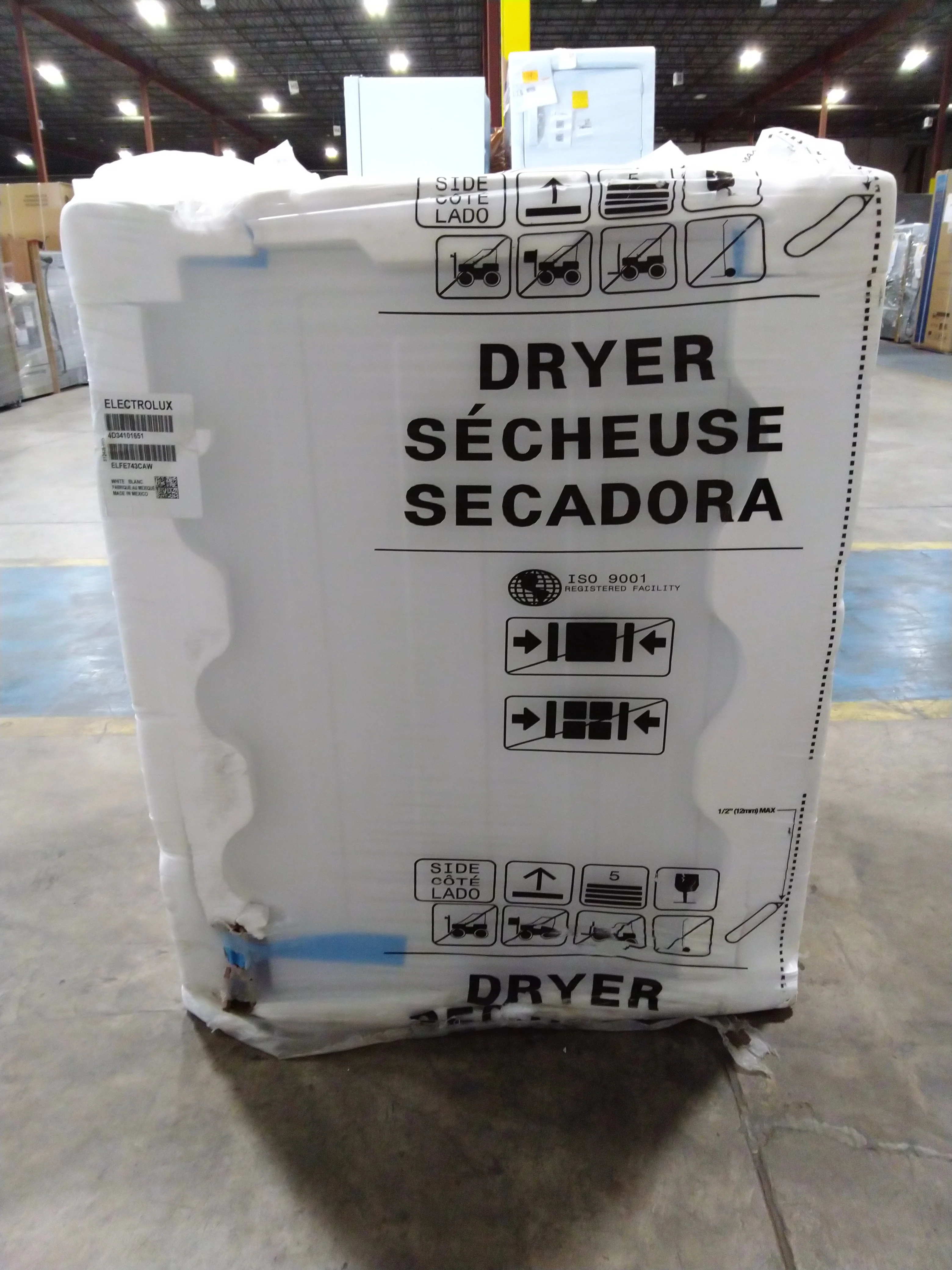 ELECTROLUX 4 SERIES 8.0 CU. FT. WHITE FRONT LOAD ELECTRIC DRYER WITH LUXURY-QUIET SOUND SYSTEM - ELF - Inhomebuy