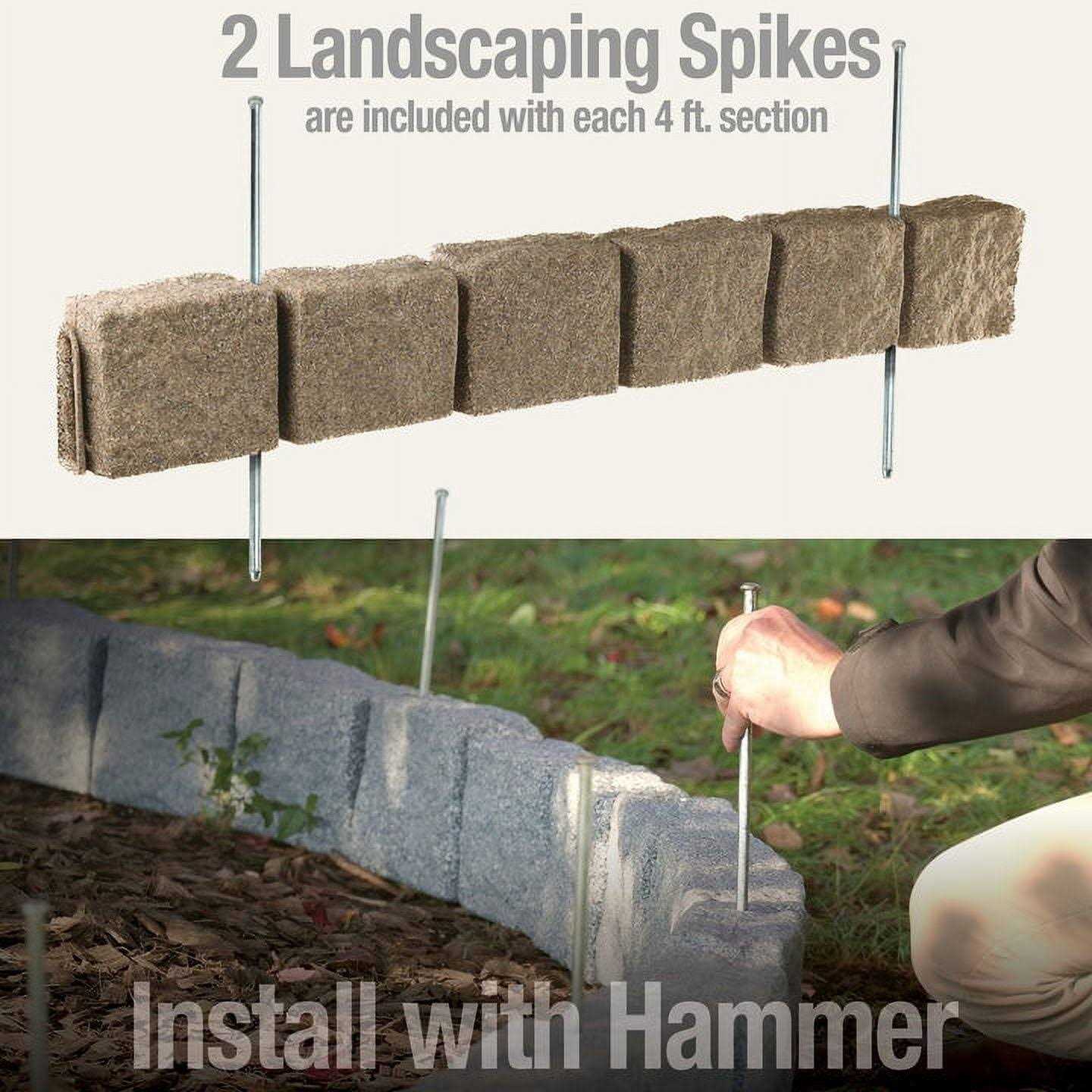 Pack of 4, Beuta 6-Block Sections w/ Landscape Spikes - Inhomebuy