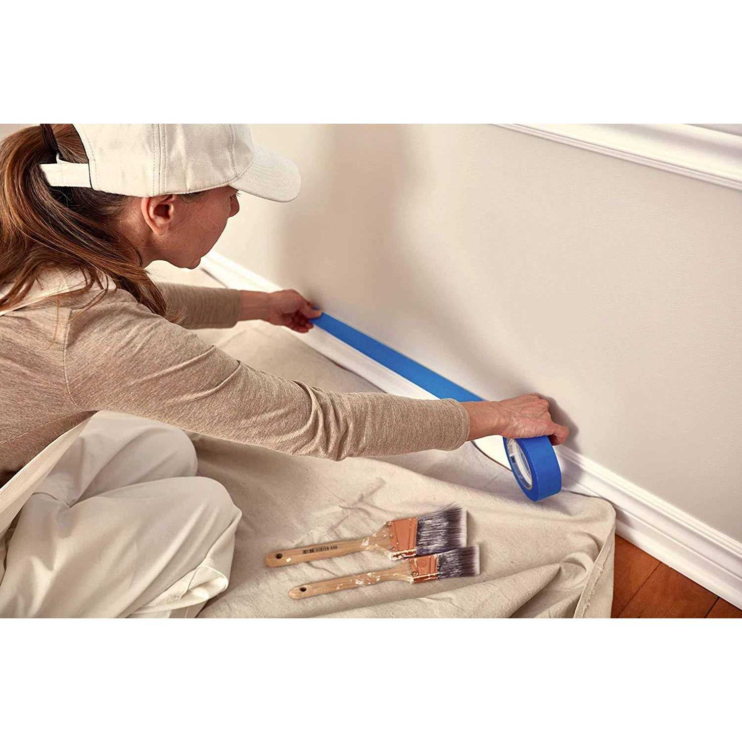 Zuperia Canvas Drop Cloth for Painting Pure Cotton Painters Drop Cloth for Painting - Inhomebuy