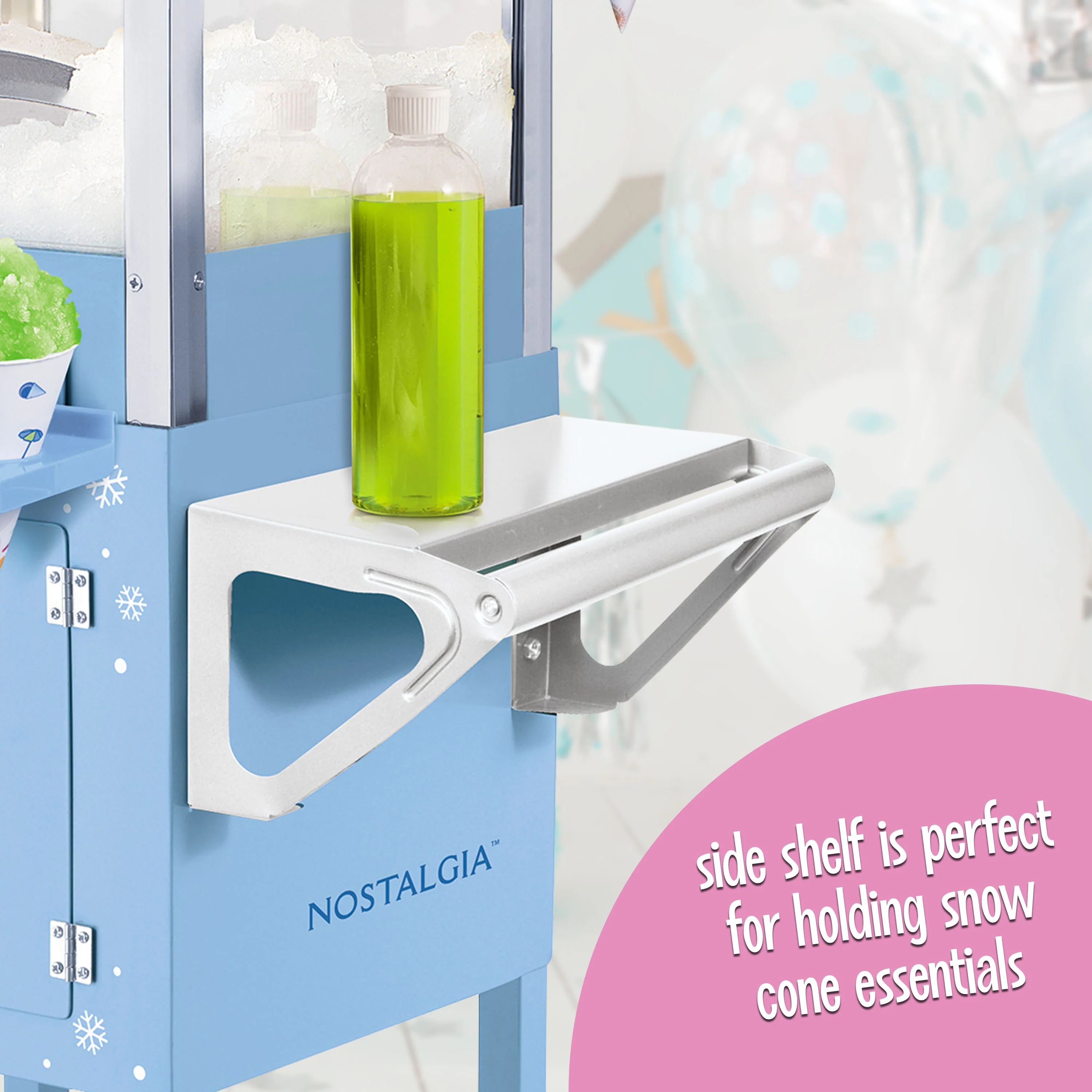 54-Inch Tall Snow Cone Cart - Inhomebuy