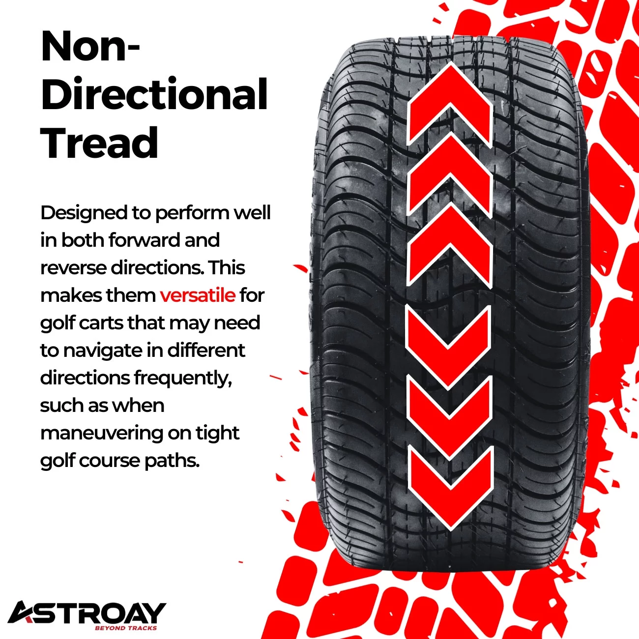 205/30-14 Astroay GF04 Golf Cart Tire - Inhomebuy