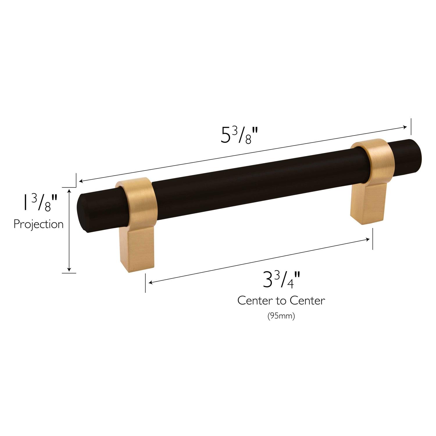 Design House 189449 Emery 3-3/4 Inch Center to Center Bar Cabinet Pull - Inhomebuy