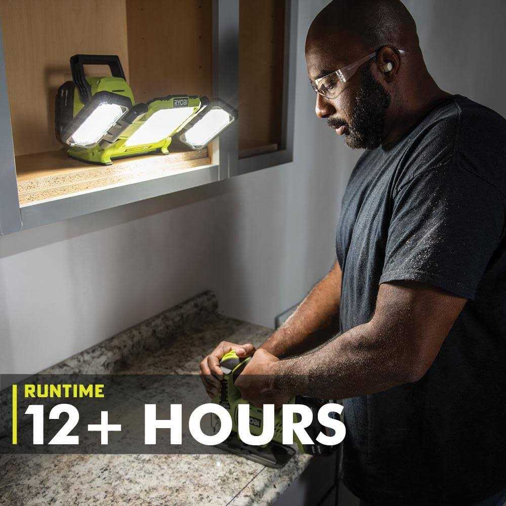 RYOBI ONE+ 18V Cordless Compact Power Scrubber Kit with 2.0 Ah Battery, Charger, and 6 Kit - Inhomebuy