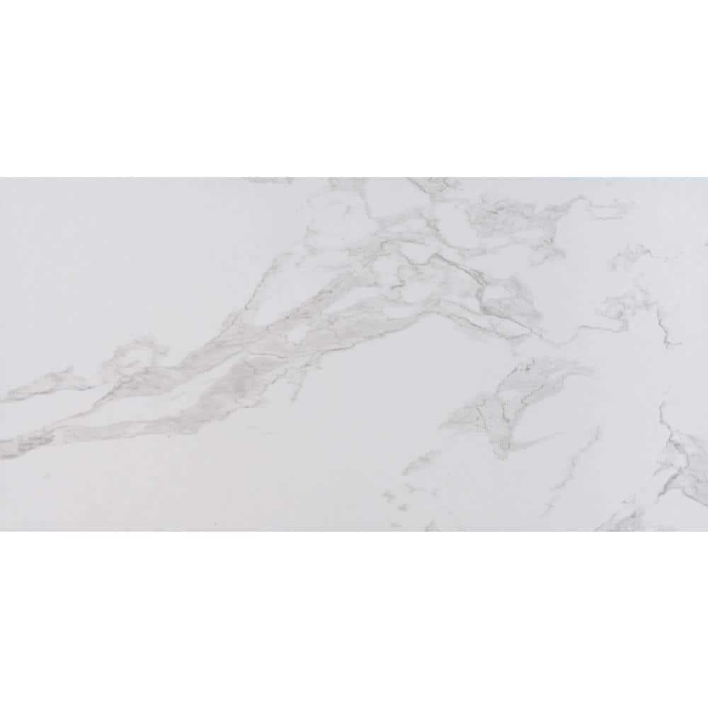MSI Praia Carrara 12 in. x 24 in. Glazed Porcelain Floor and Wall Tile - Inhomebuy