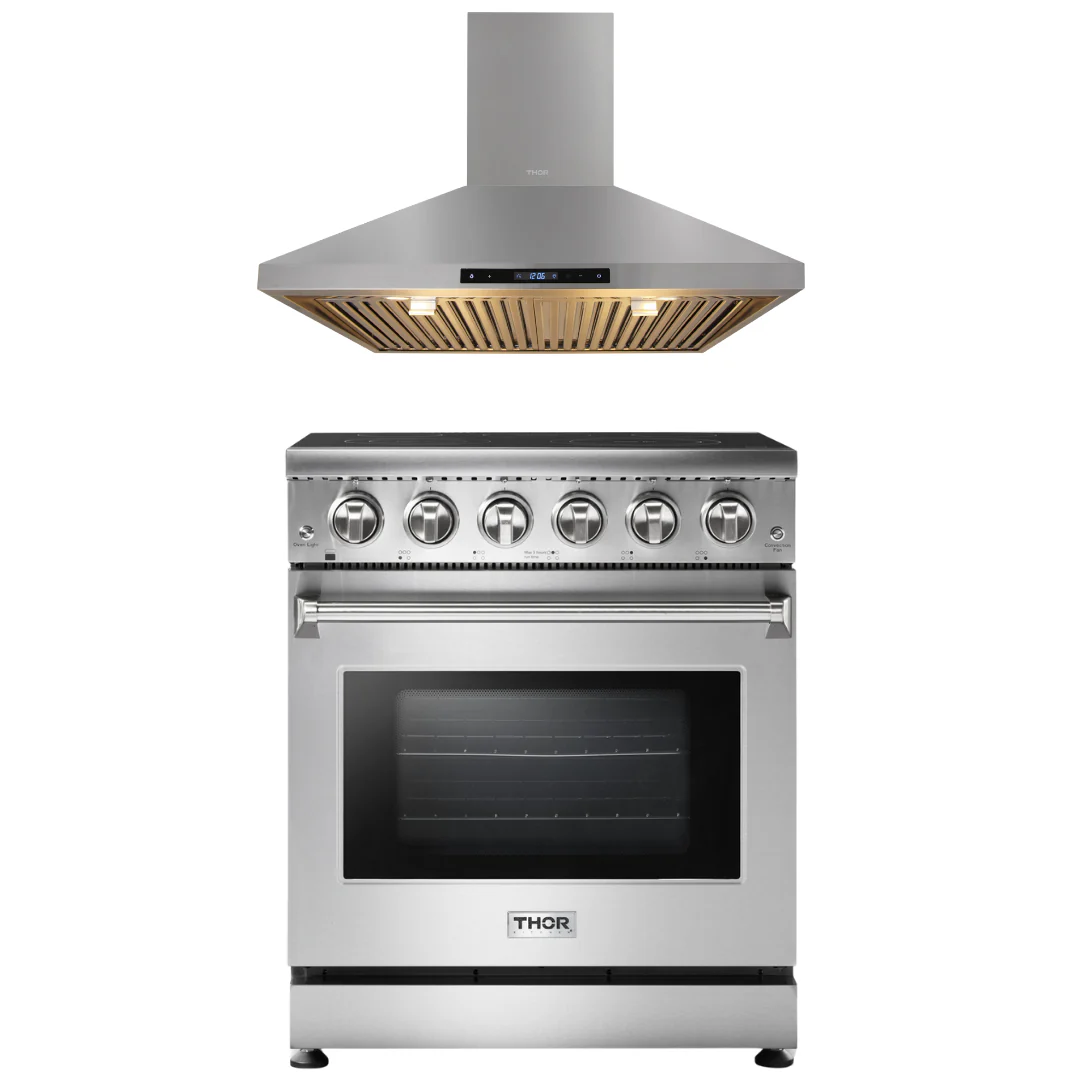Thor Kitchen Package - 30 inch Electric Range and 30